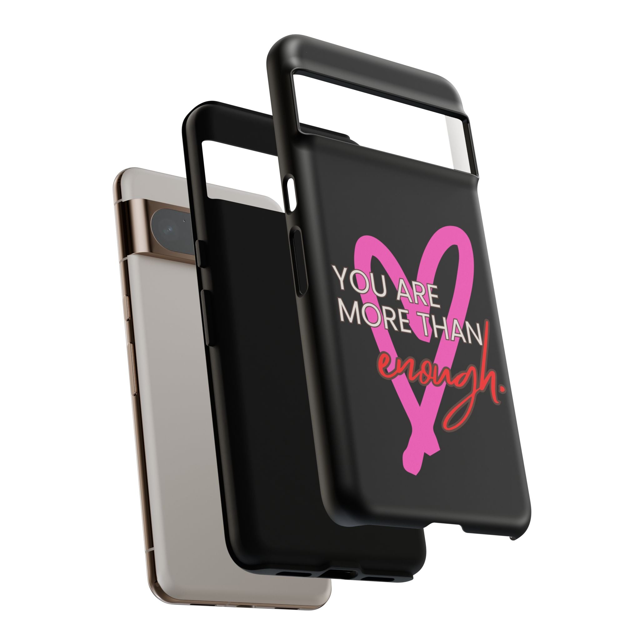 You are more than enough black phone case cute phone case gift, phone case for her
