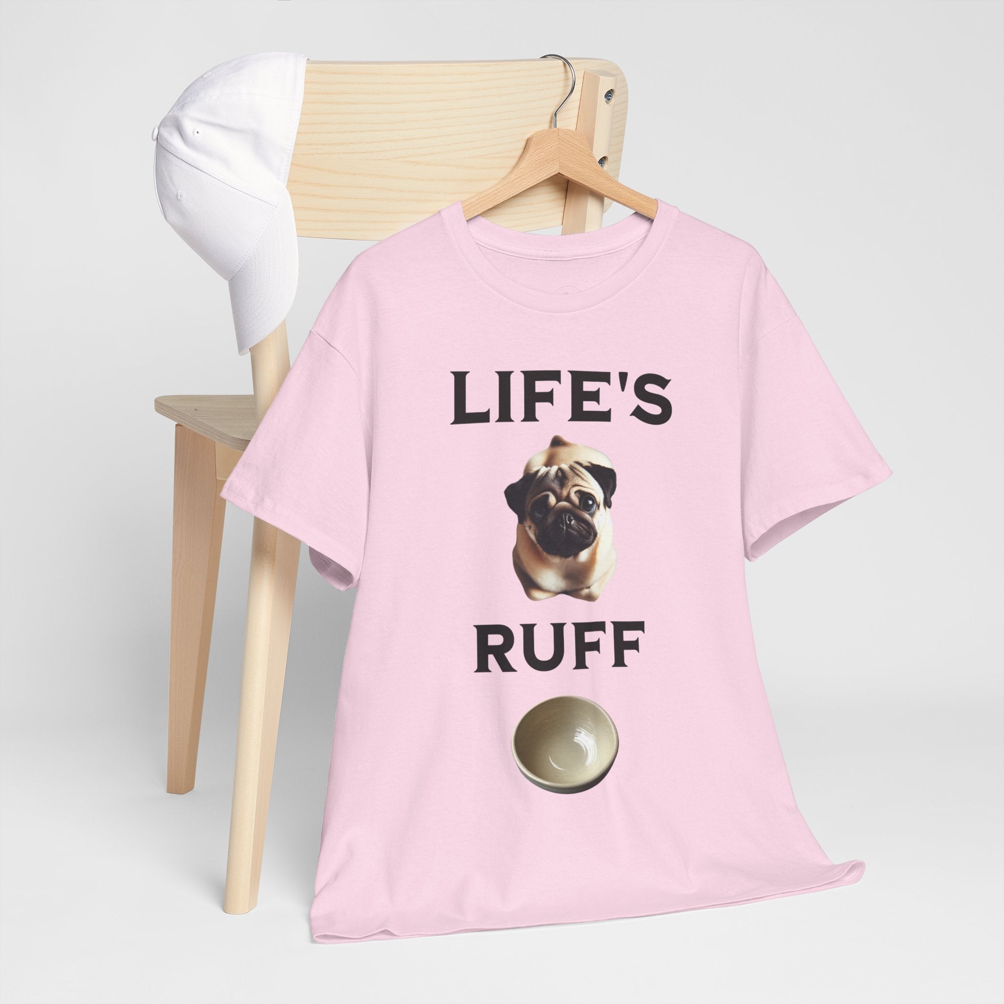 Life is Ruff Funny Shirt, Funny Dog Lover Shirt, Gifts for Pet Owners, Casual Wear, Dog-Themed Apparel, Birthday Gift