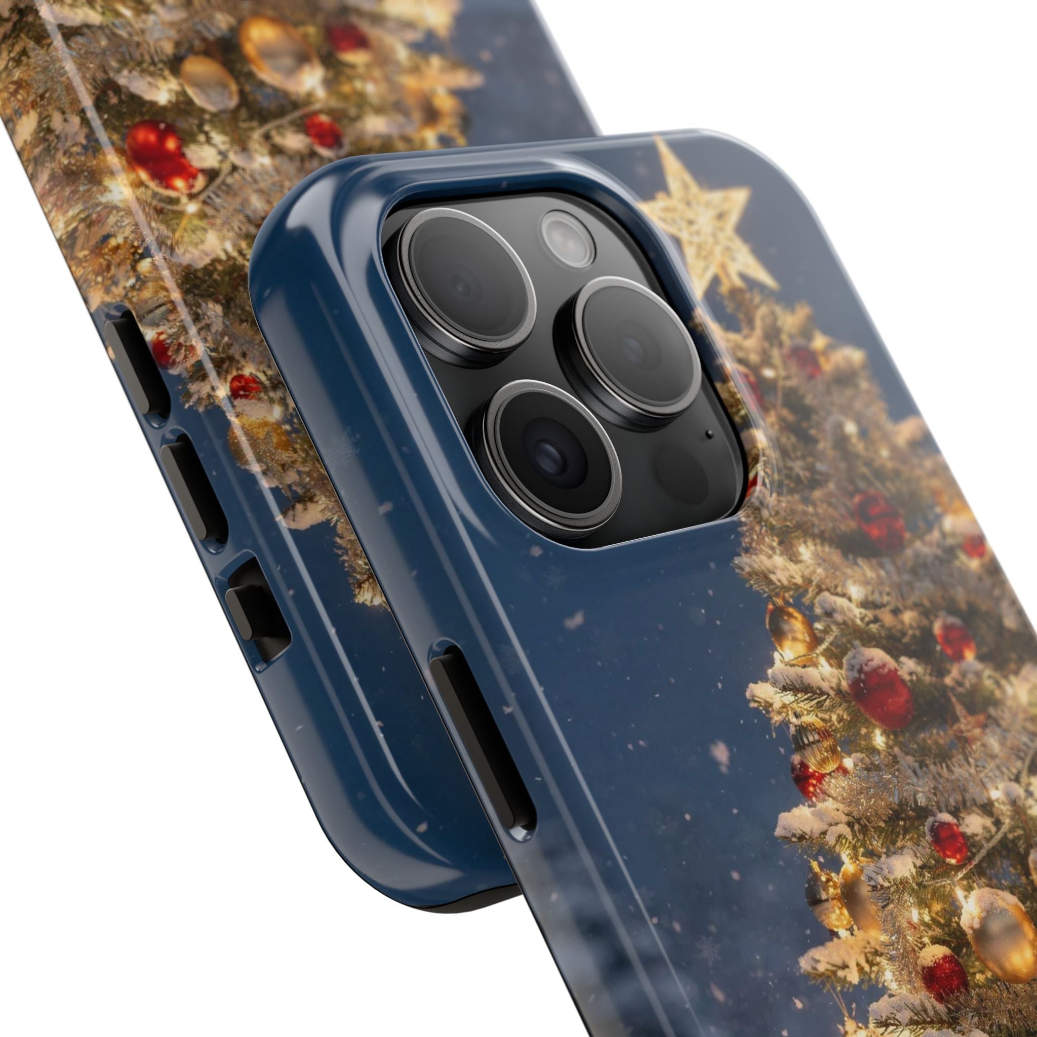 Christmas Holiday iPhone  Phone Case | Holiday Snowy Ornament Design