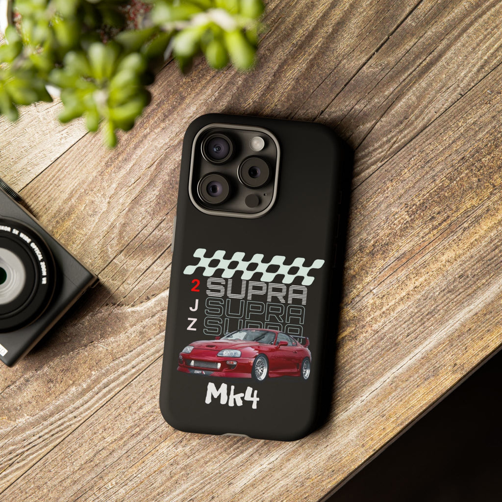 Toyota Supra Car Enthusiasts | Mk4 Supra Phone Case, Racing Accessories, Birthday & Holiday Present, Customizable Design