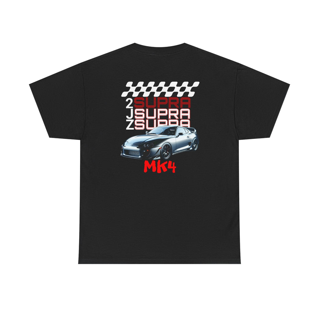 2JZ Supra MK4 Unisex Heavy Cotton Tee - Perfect T-Shirt for Car Enthusiasts, Gift for Birthdays, Car Shows, Everyday Wear