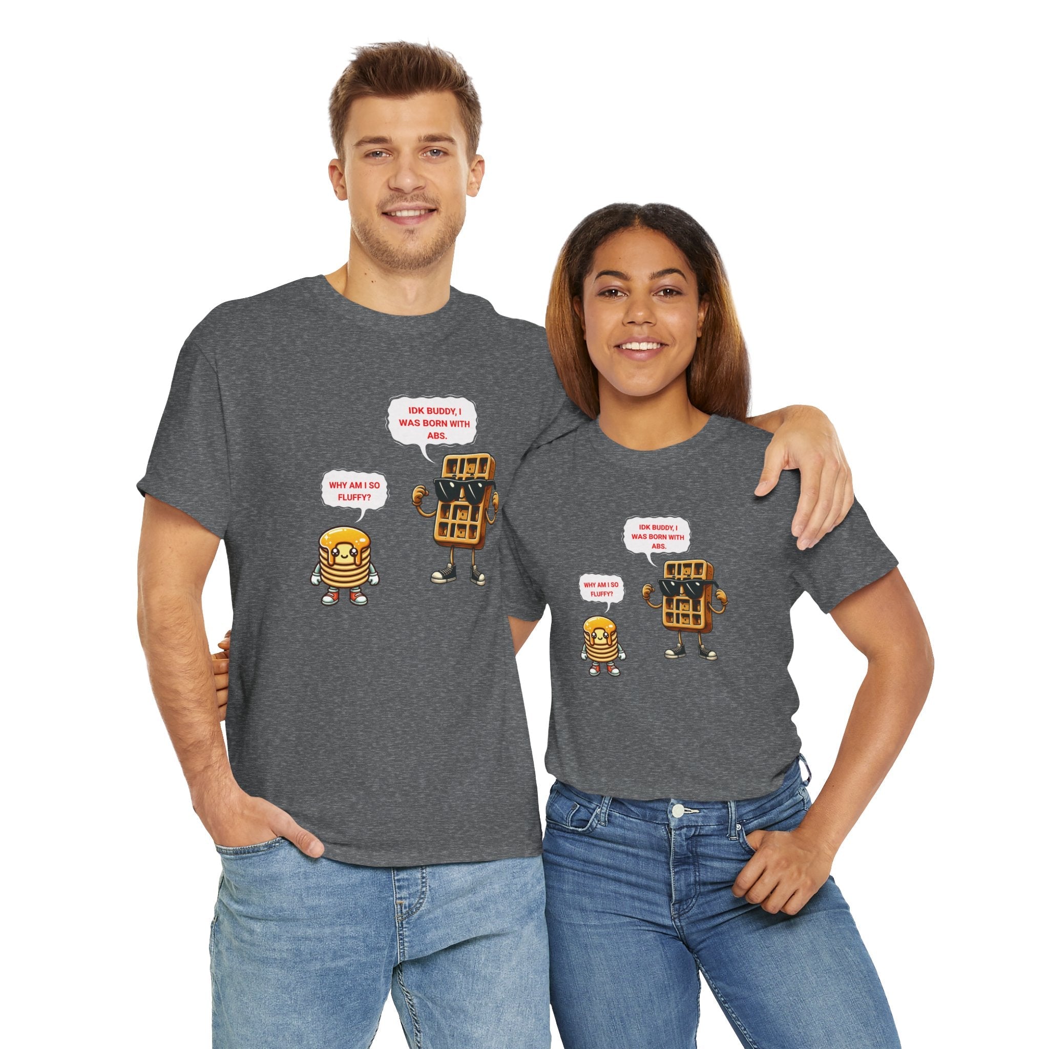 Funny breakfast waffle shirt  waffle with abs shirt breakfast lovers shirt, waffle lovers shirt