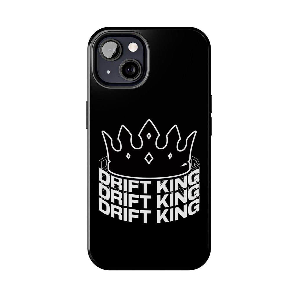 Drift King crown iPhone phone case | Tough Phone Case, racing typography iphone compatible