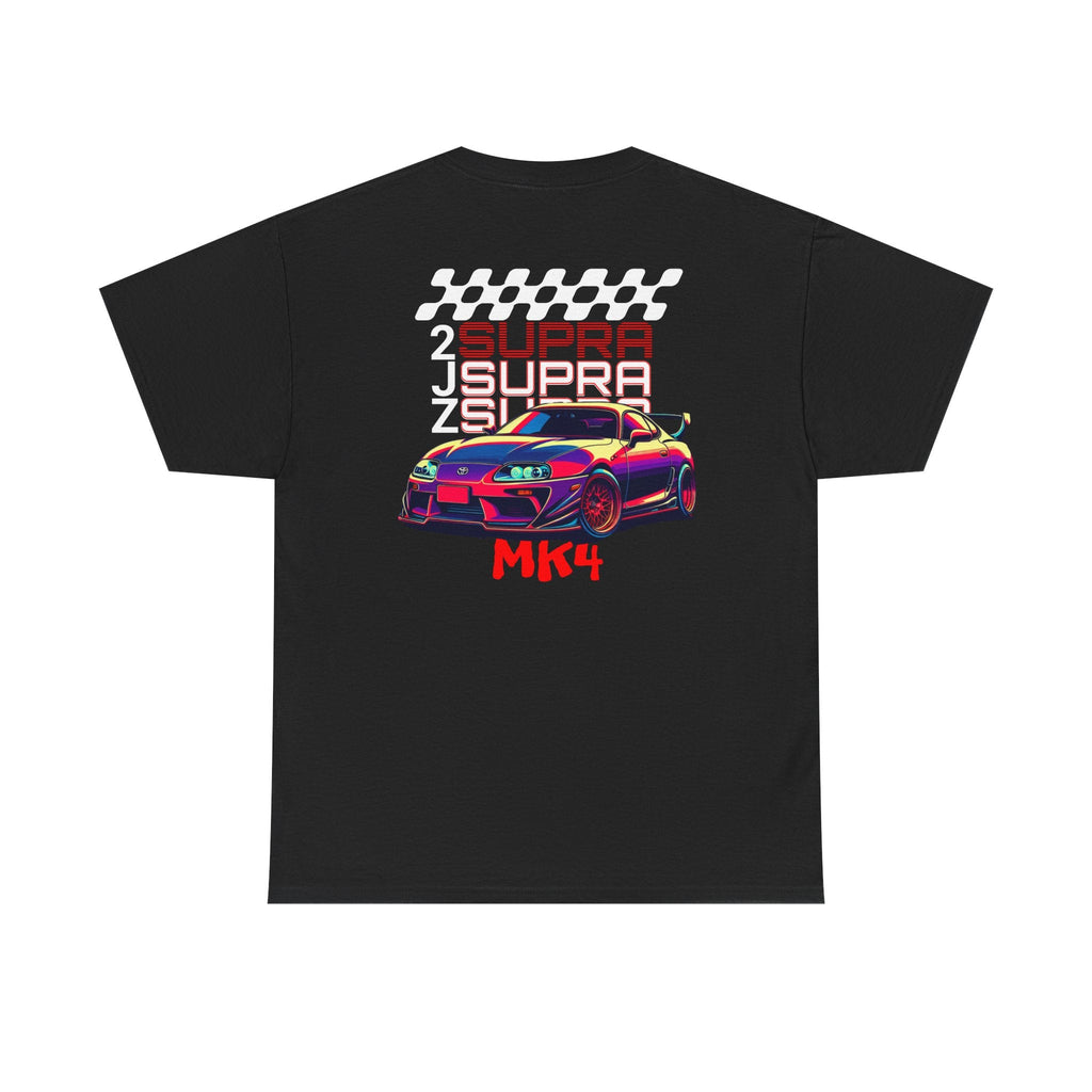 2JZ Supra MK4 Unisex Heavy Cotton Tee - Perfect T-Shirt for Car Enthusiasts, Gift for Birthdays, Car Shows, Everyday Wear