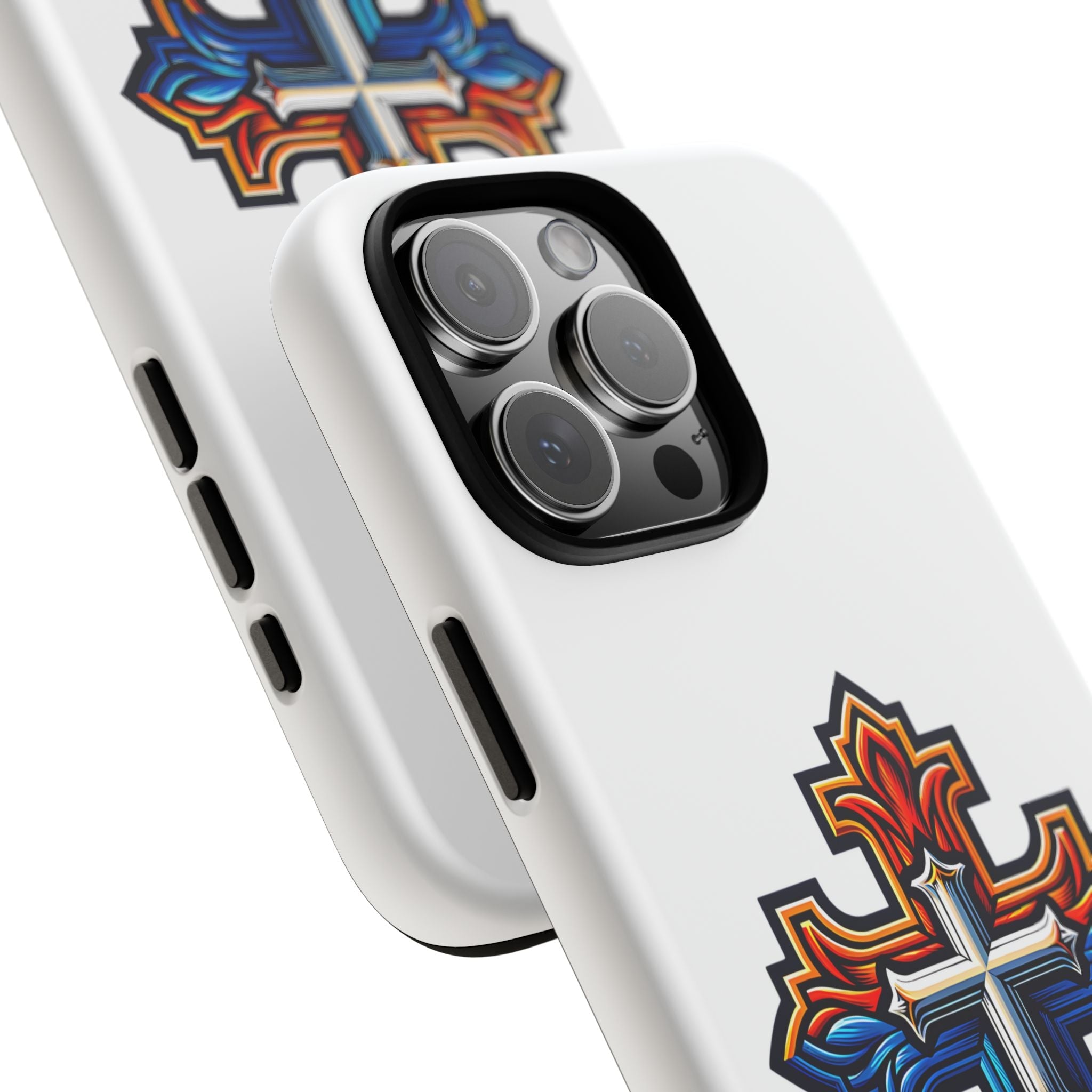 Armenian cross flag phone case iPhone Samsung Google, Christian phone case, white phone case