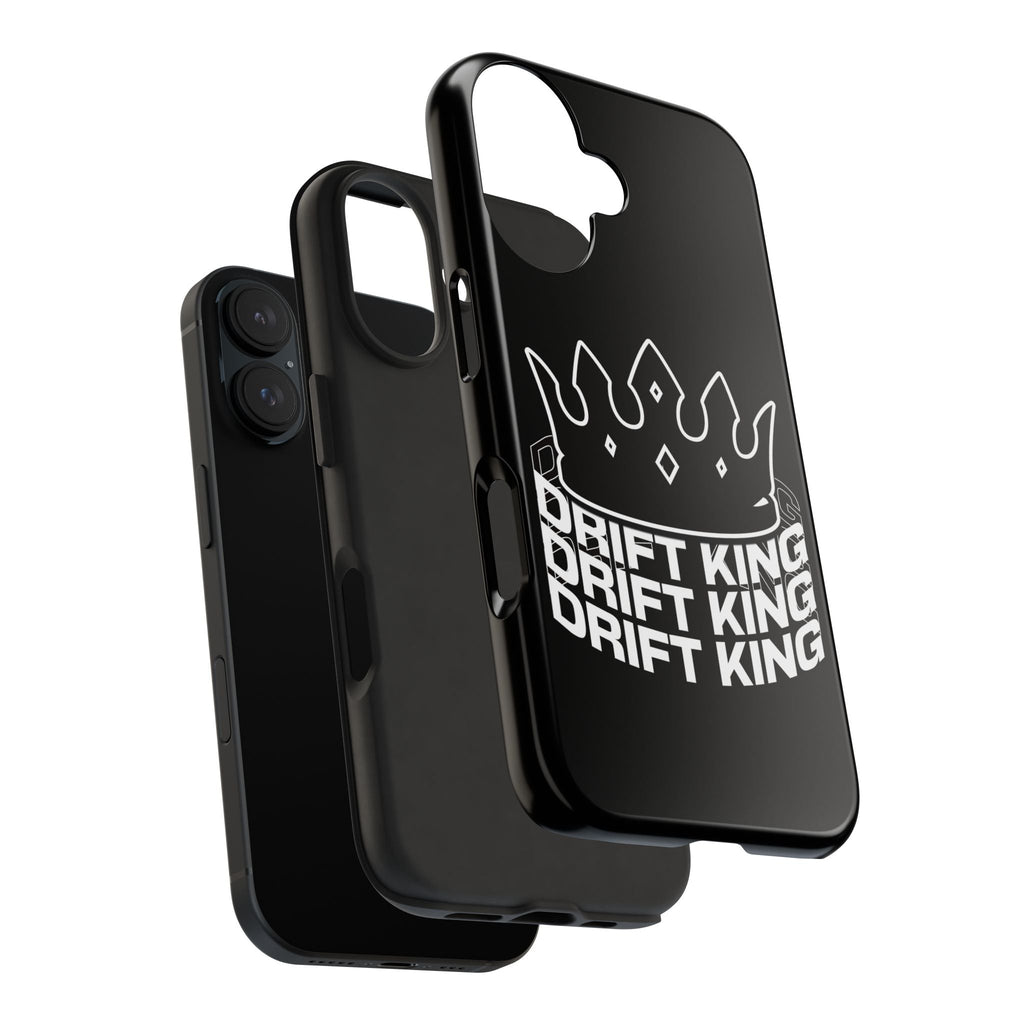 Drift King crown iPhone phone case | Tough Phone Case, racing typography iphone compatible