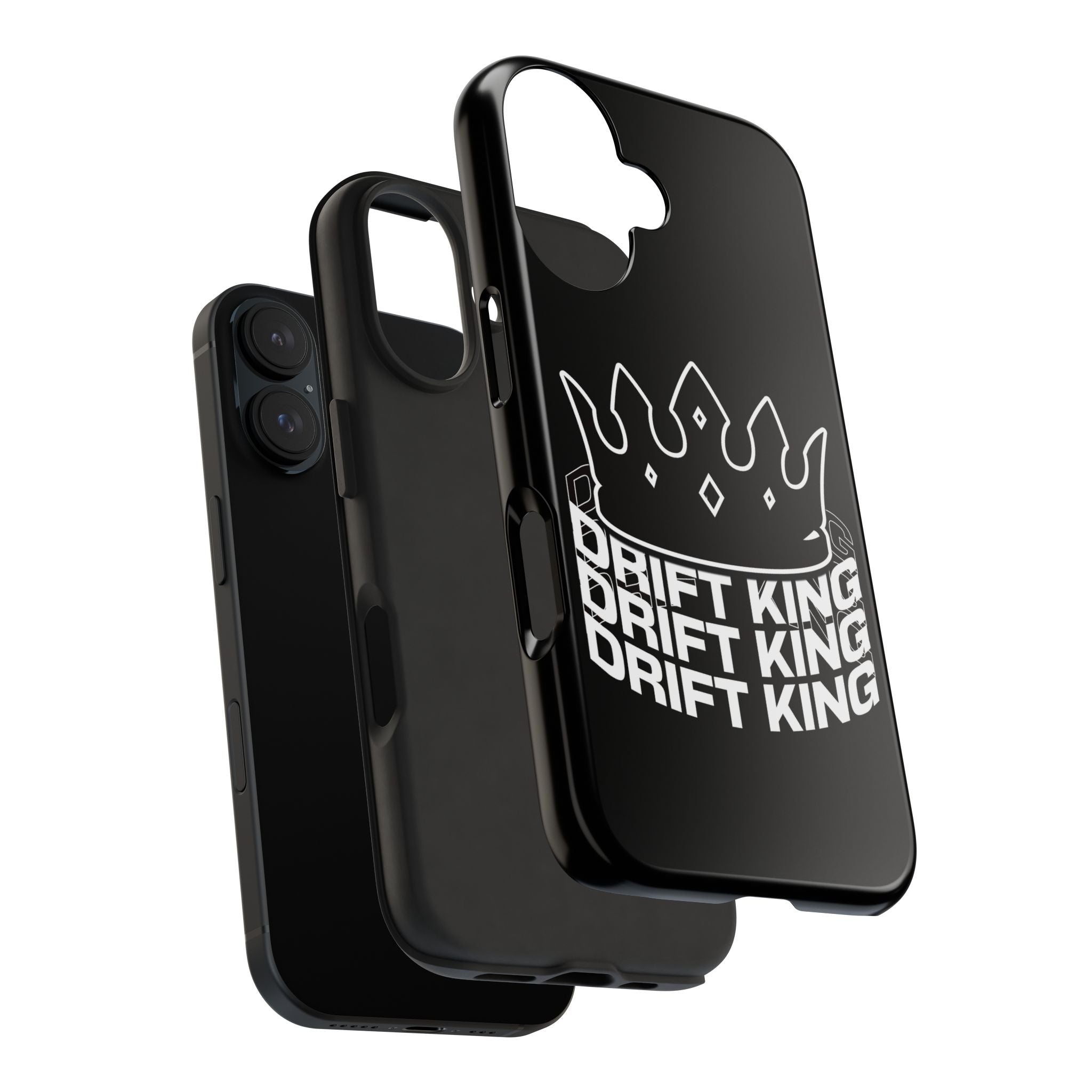Drift King crown iPhone phone case | Tough Phone Case, racing typography iphone compatible