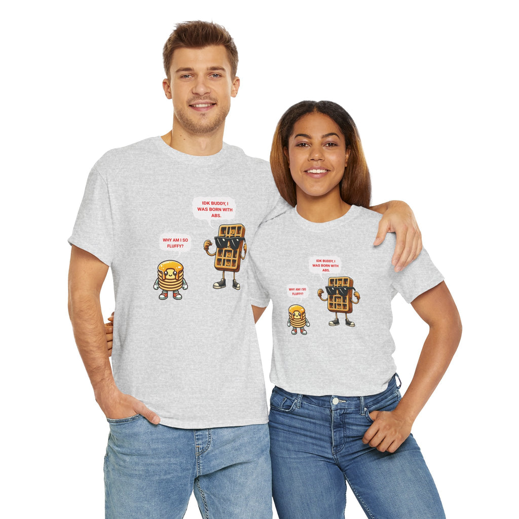 Funny breakfast waffle shirt  waffle with abs shirt breakfast lovers shirt, waffle lovers shirt