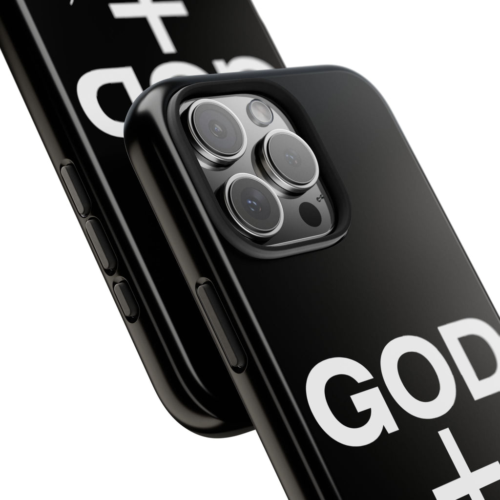 God First iPhone compatible phone case | Christian cross phone case faith accessory