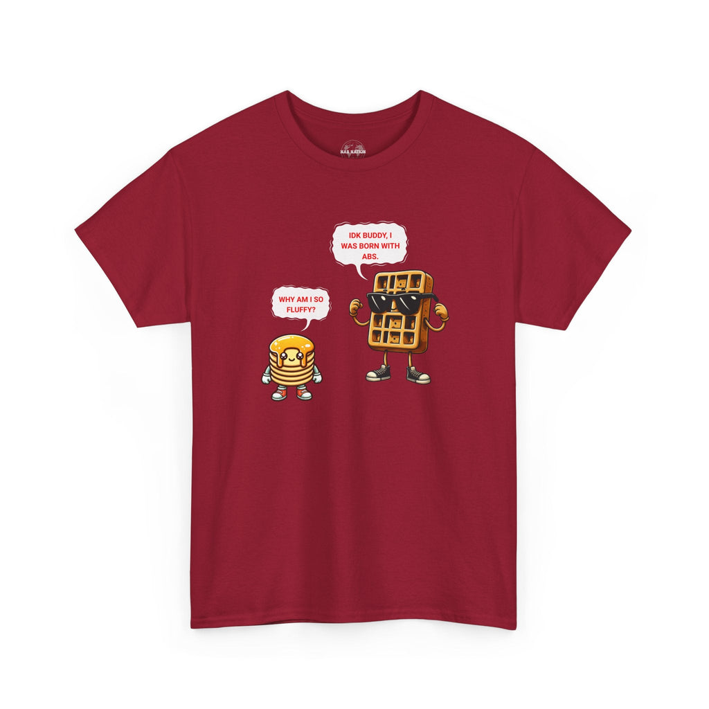 Funny breakfast waffle shirt  waffle with abs shirt breakfast lovers shirt, waffle lovers shirt