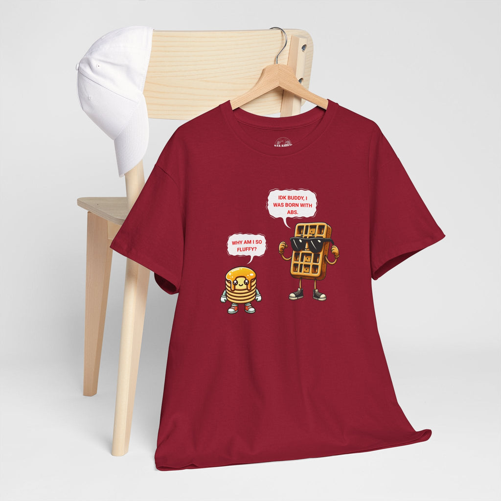 Funny breakfast waffle shirt  waffle with abs shirt breakfast lovers shirt, waffle lovers shirt