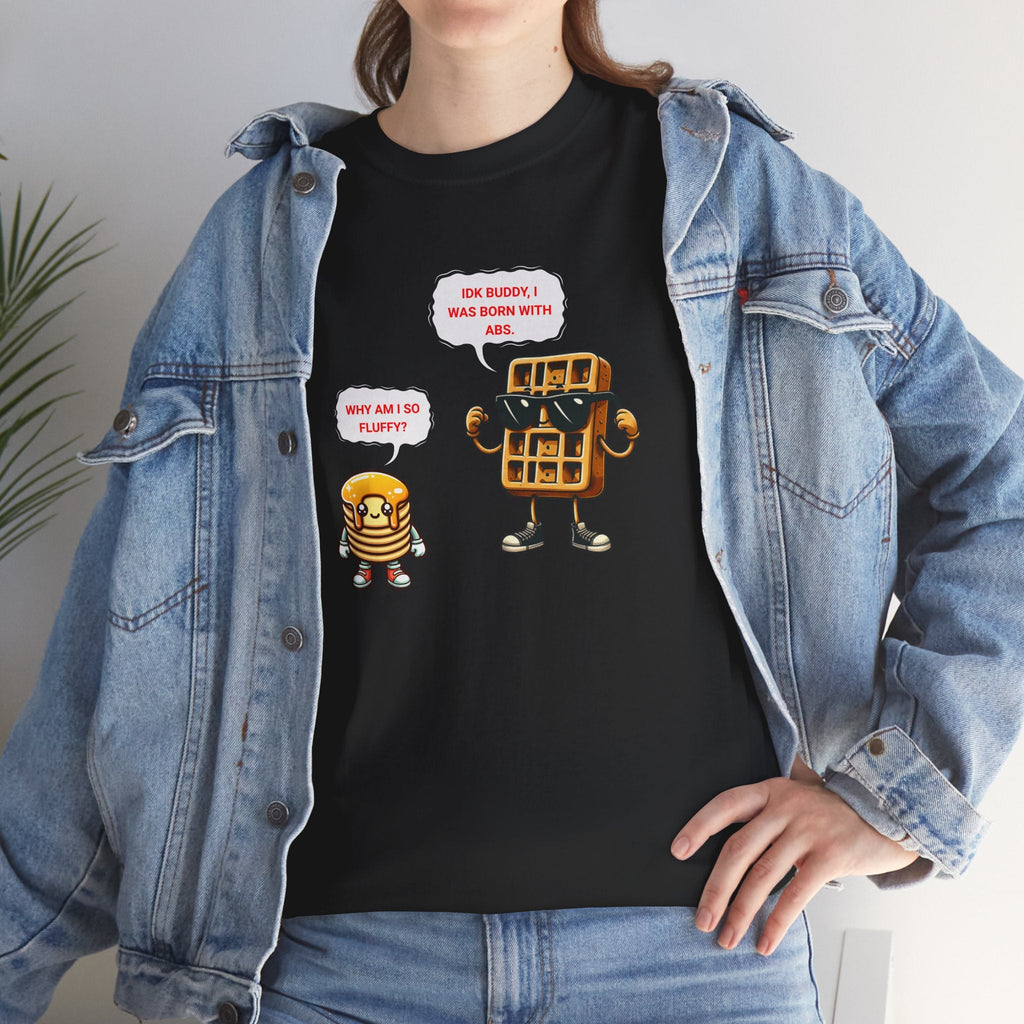 Funny breakfast waffle shirt  waffle with abs shirt breakfast lovers shirt, waffle lovers shirt