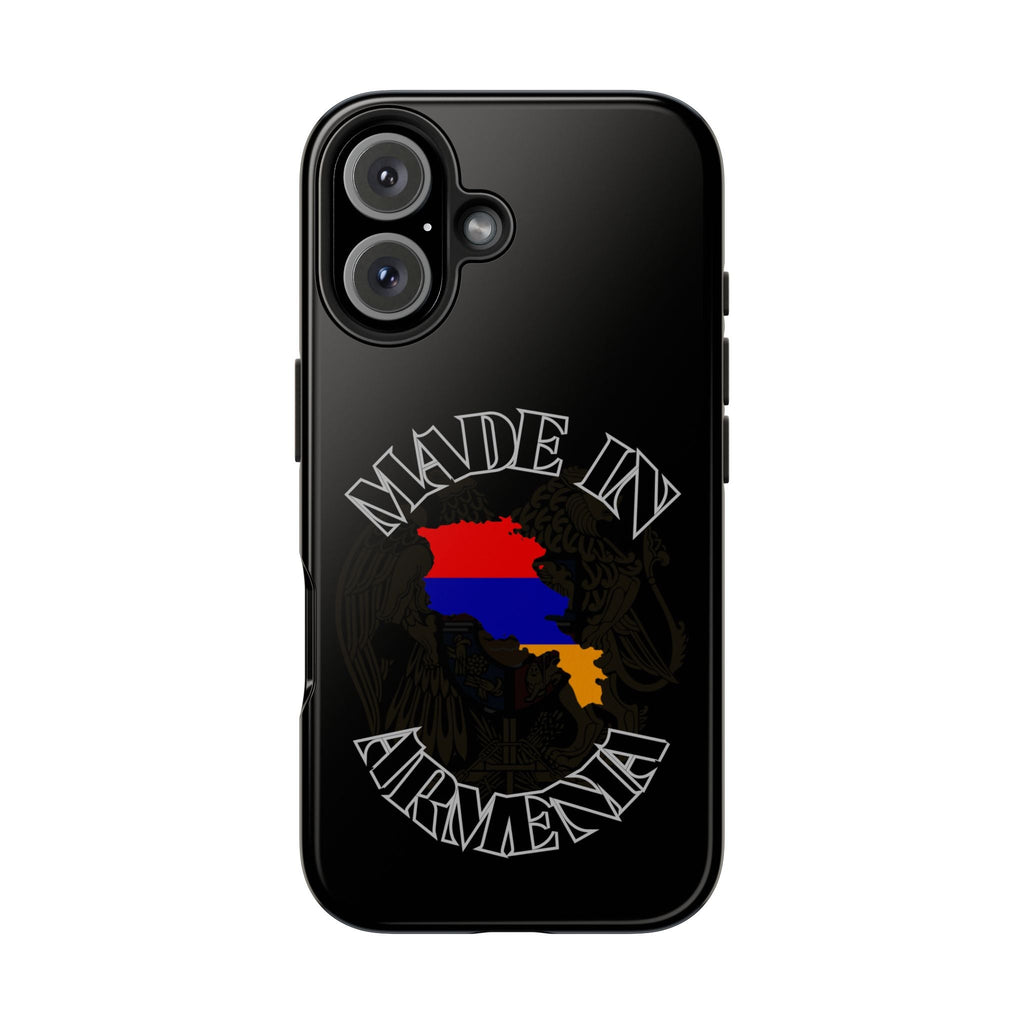 Made in Armenia iPhone Phone Case | Armenian Flag Map, Patriotic Armenia Phone Case iphone compatible