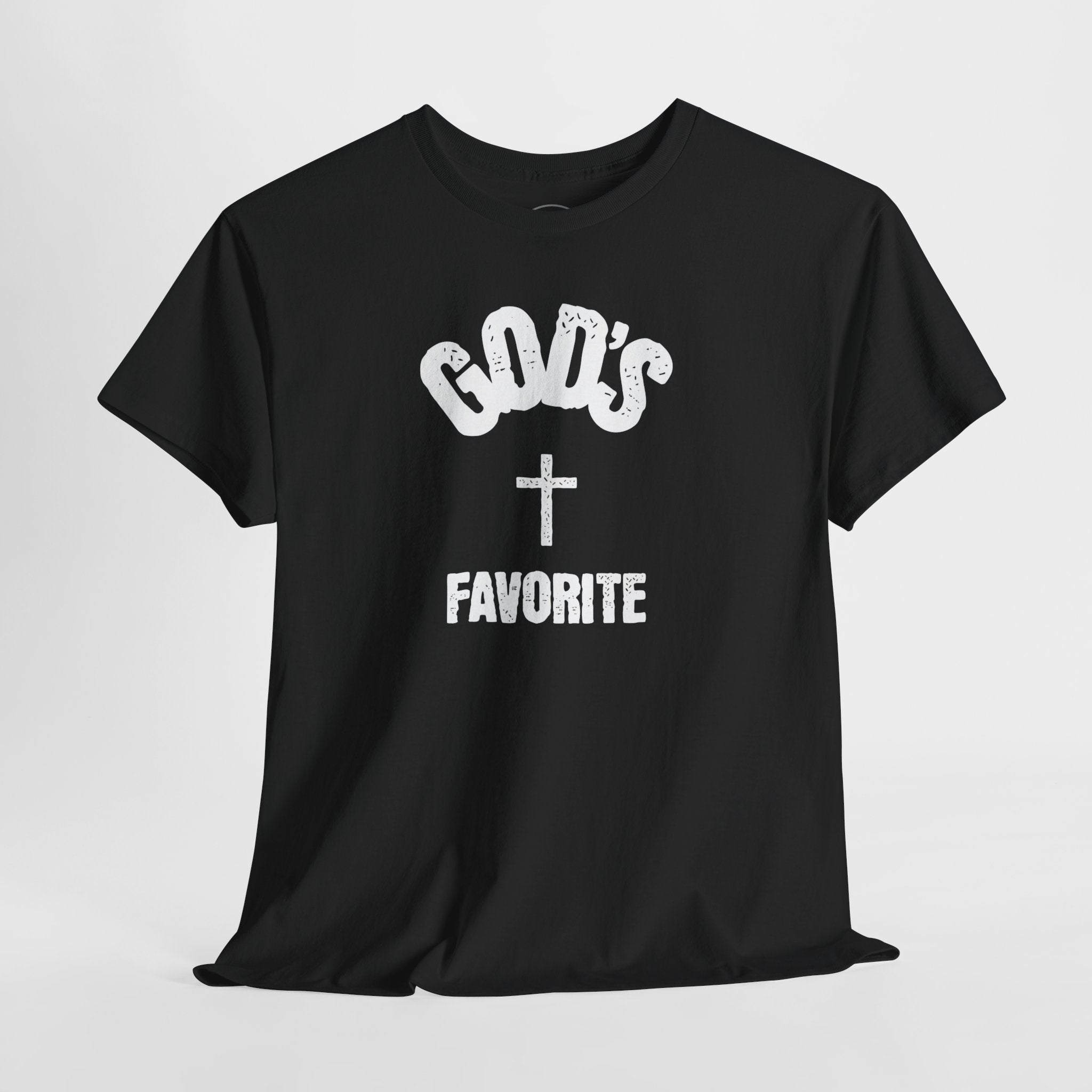 God's Favorite T-Shirt — Christian Cross Faith Graphic Tee