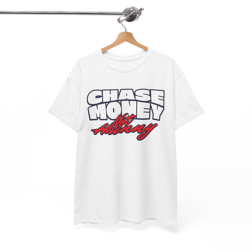 Chase Money not hunny shirt Unisex Heavy Cotton Tee | Casual Streetwear Shirt, Gift for Him, Graphic Tee, Everyday Wear, Comfortable Tee