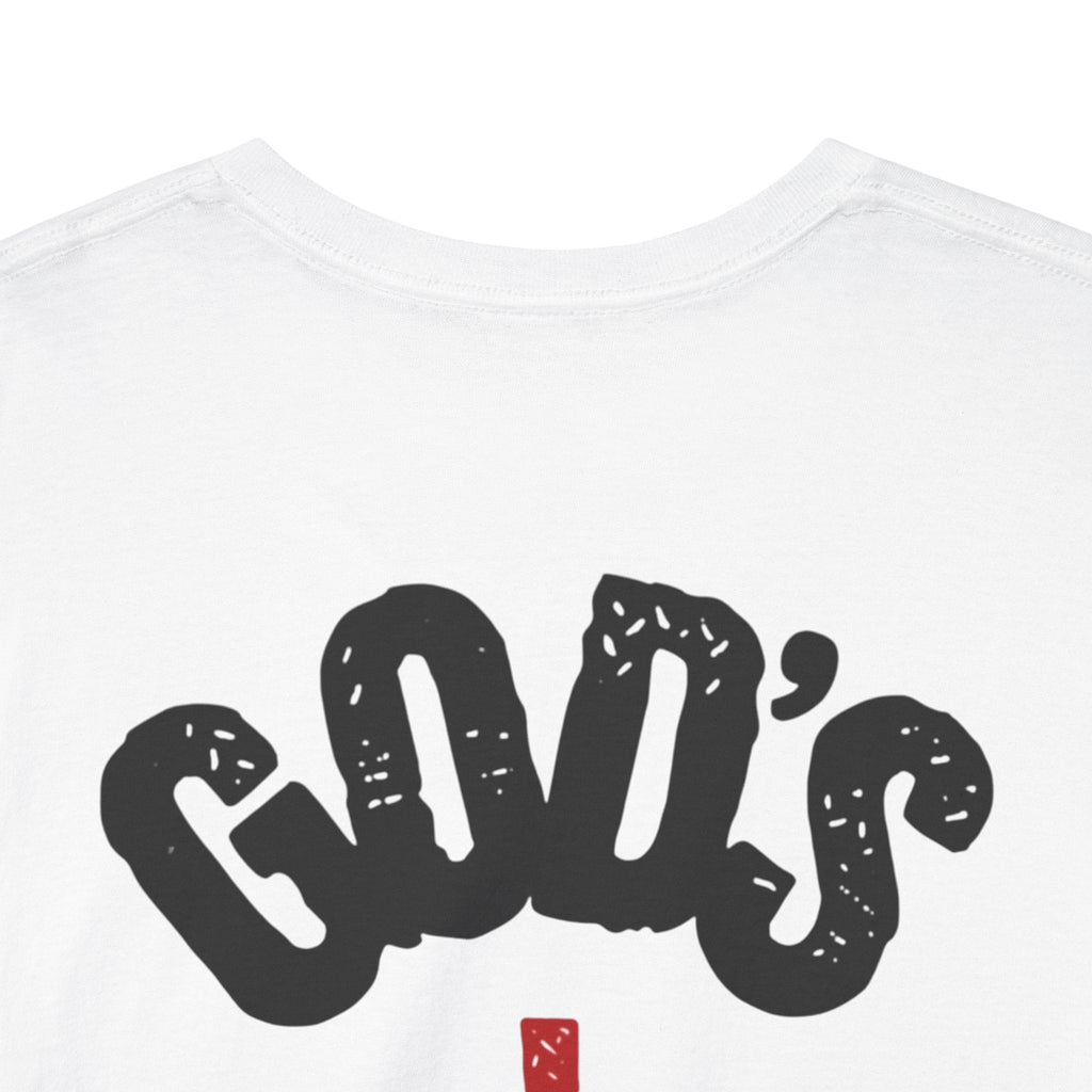Christian T-Shirt — "God's Child" Cross Graphic Tee