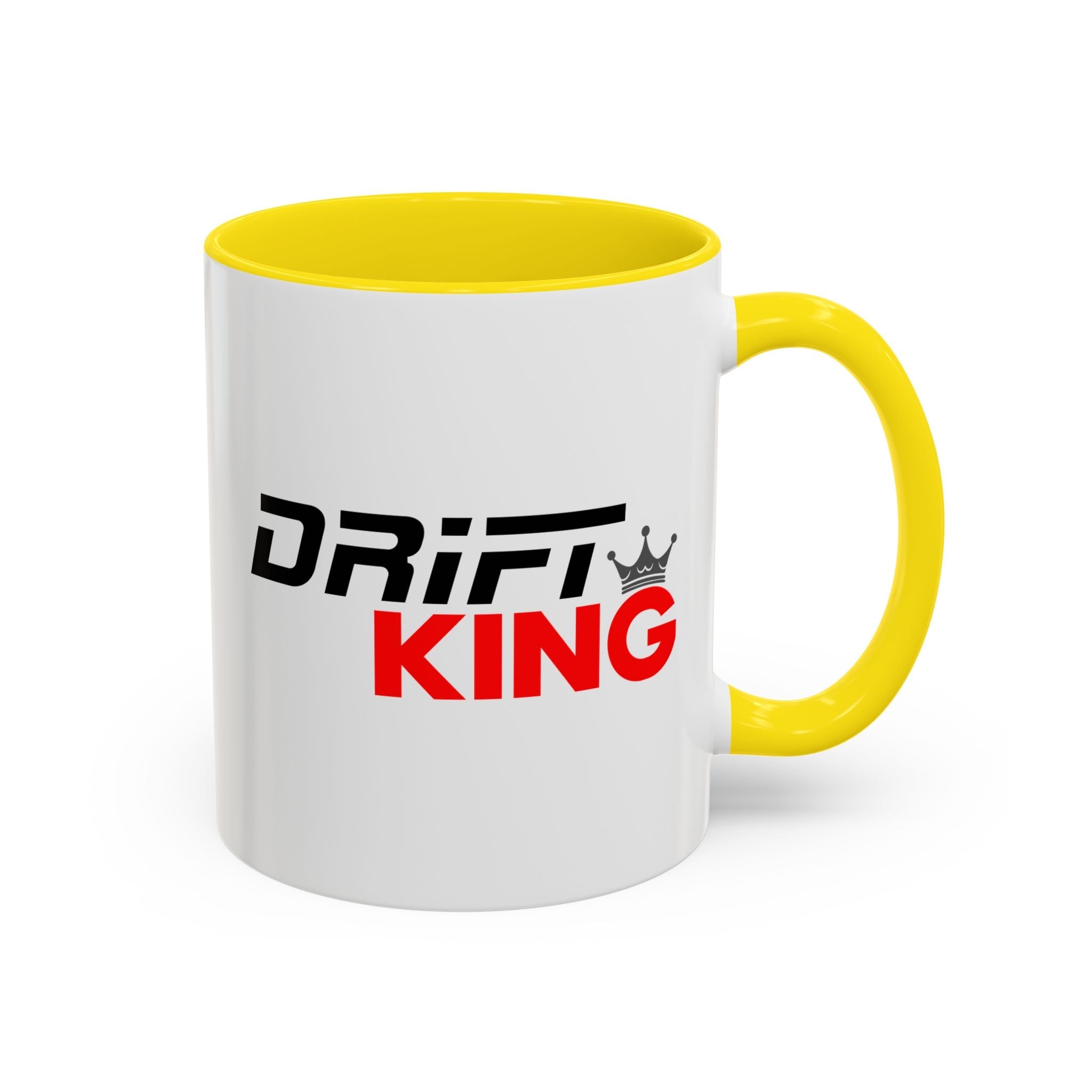 Drift King Accent Coffee Mug Perfect Gift for Car Enthusiasts, Drift Racing Fans, Collectible Mug, Unique Drinkware for Special Occasions