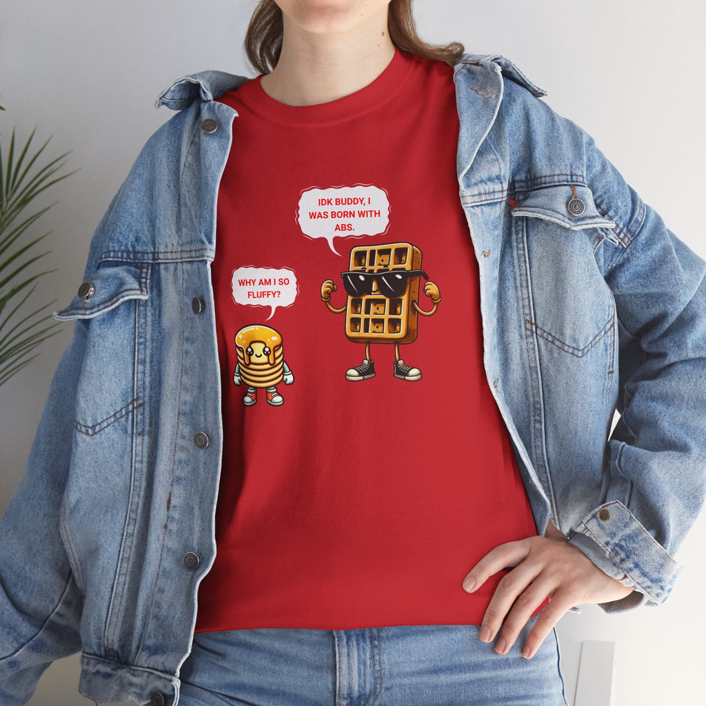 Funny breakfast waffle shirt  waffle with abs shirt breakfast lovers shirt, waffle lovers shirt