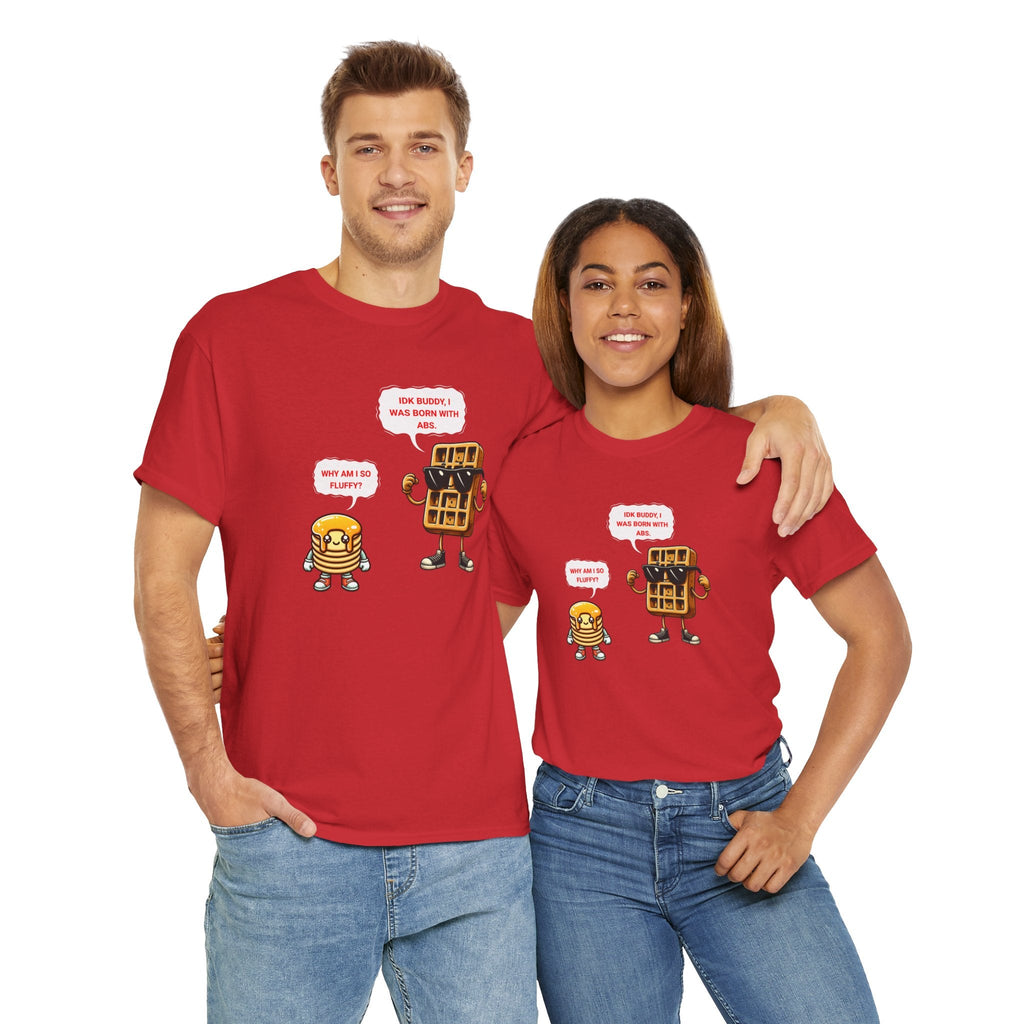 Funny breakfast waffle shirt  waffle with abs shirt breakfast lovers shirt, waffle lovers shirt