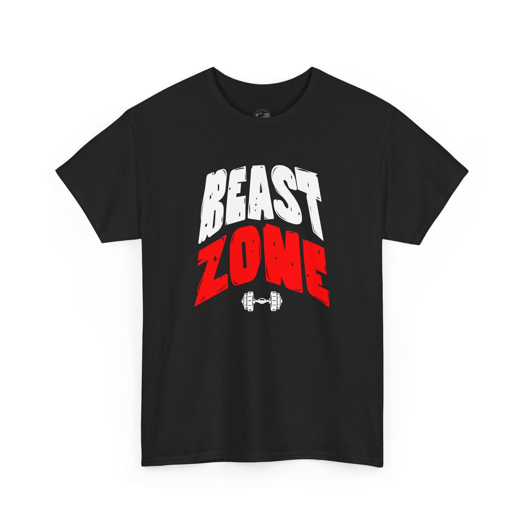 Beast Zone Gym Tee | Workout Shirt, Fitness Apparel, Gift for Lifters, Unisex Heavy Cotton Tee, Motivational Exercise Top