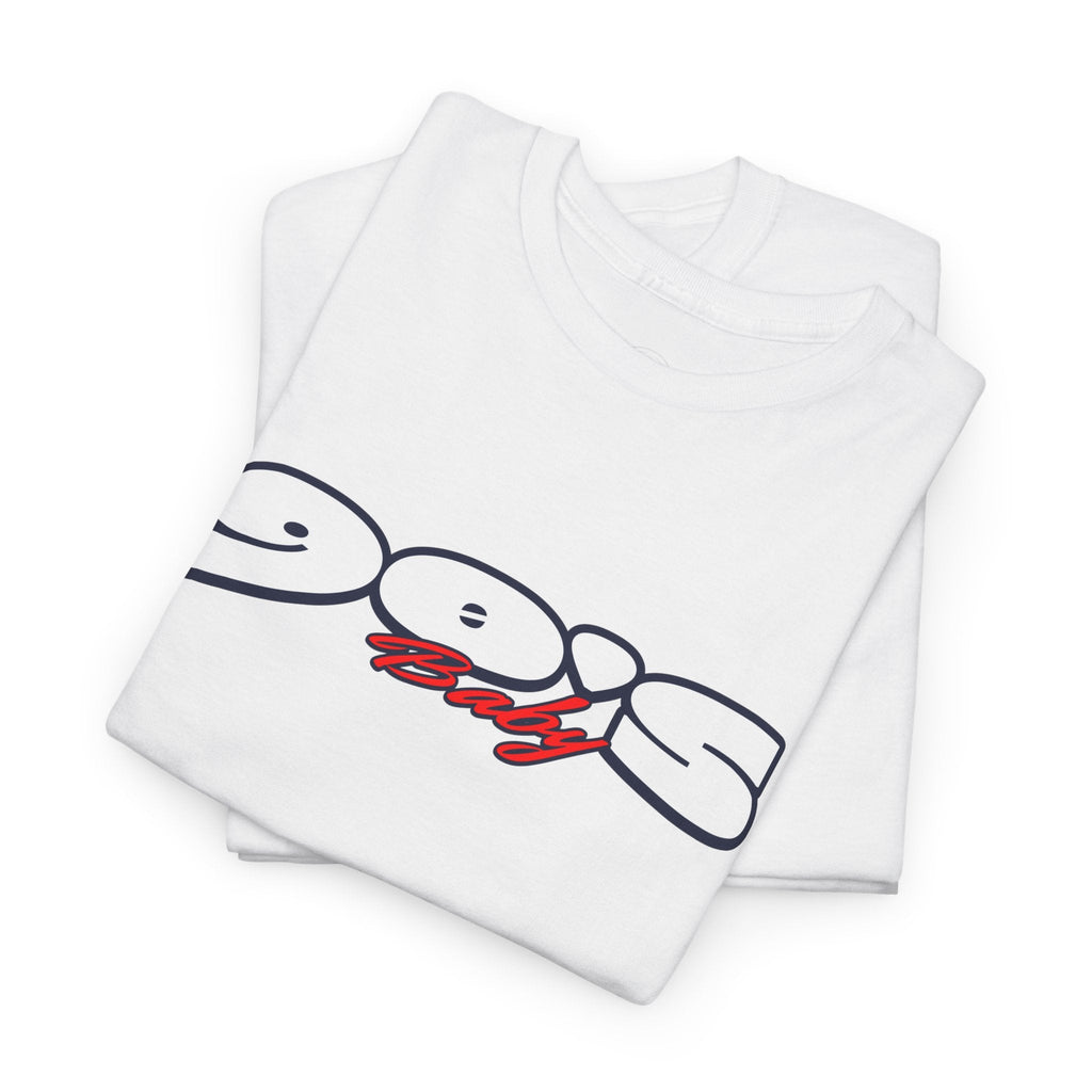 90s baby Nostalgia Unisex Heavy Cotton Tee, Retro Style T-Shirt, Casual Wear, Vintage Aesthetic, Gift for 90s Kids, Comfortable Everyday Tee