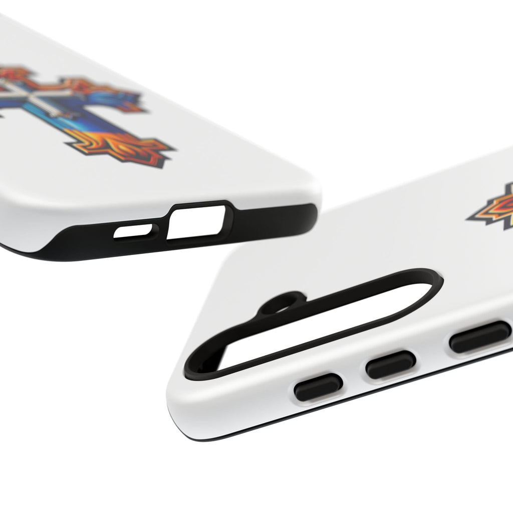 Armenian cross flag phone case iPhone Samsung Google, Christian phone case, white phone case