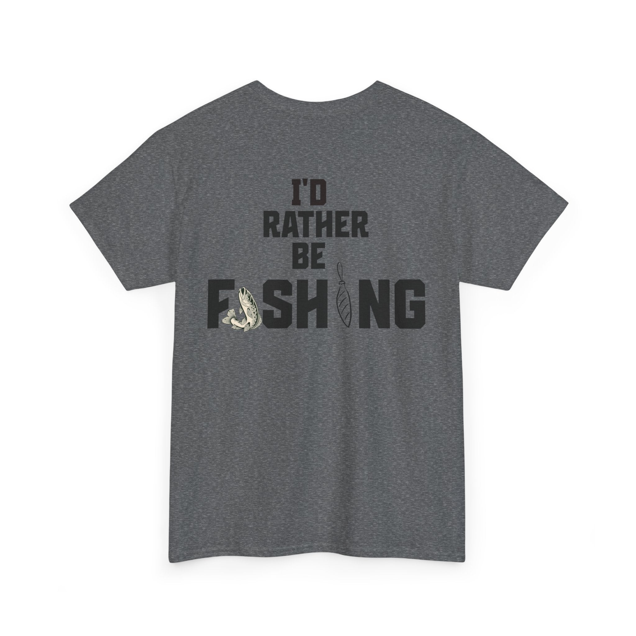 I'd Rather Be Fishing Tee | Fishing Graphic Shirt, Angler Design