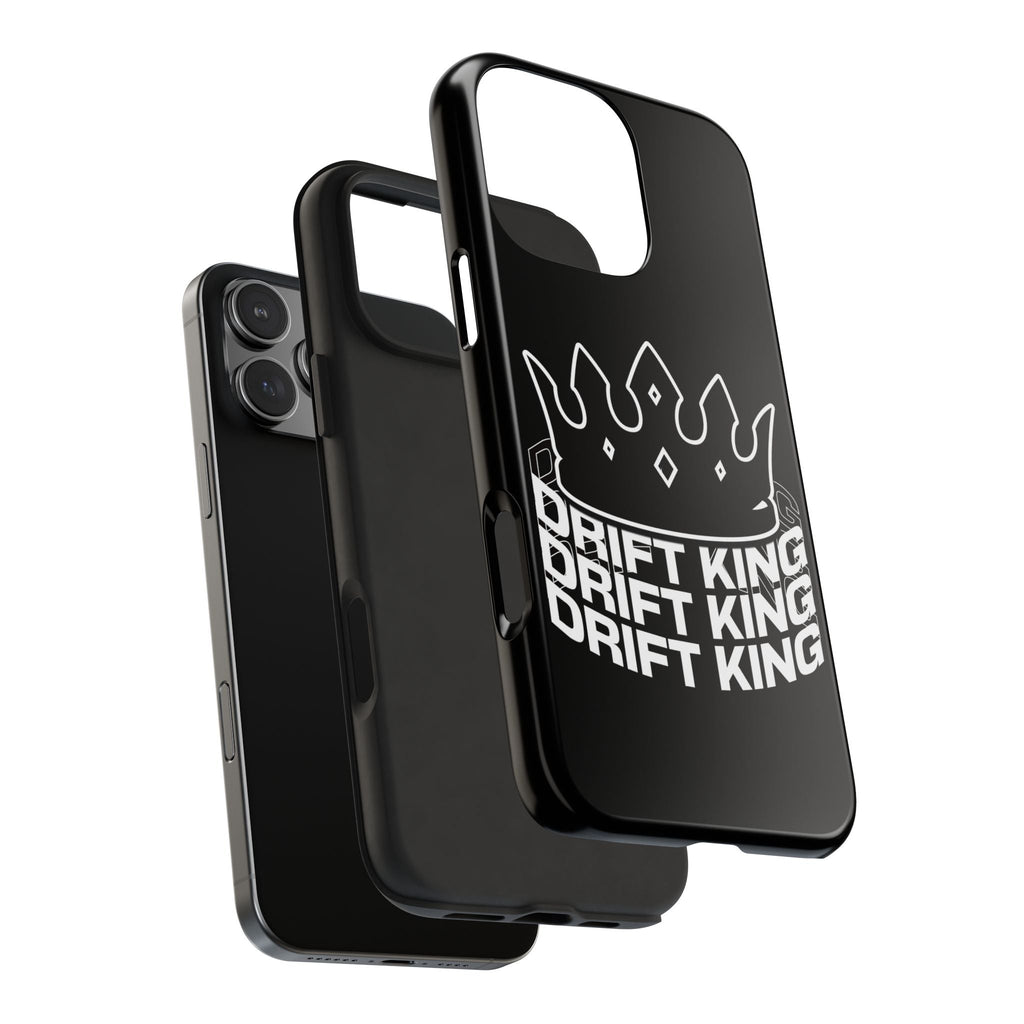 Drift King crown iPhone phone case | Tough Phone Case, racing typography iphone compatible