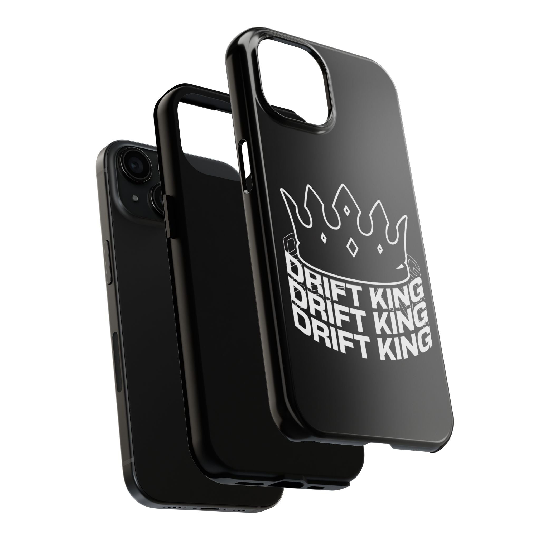 Drift King crown iPhone phone case | Tough Phone Case, racing typography iphone compatible