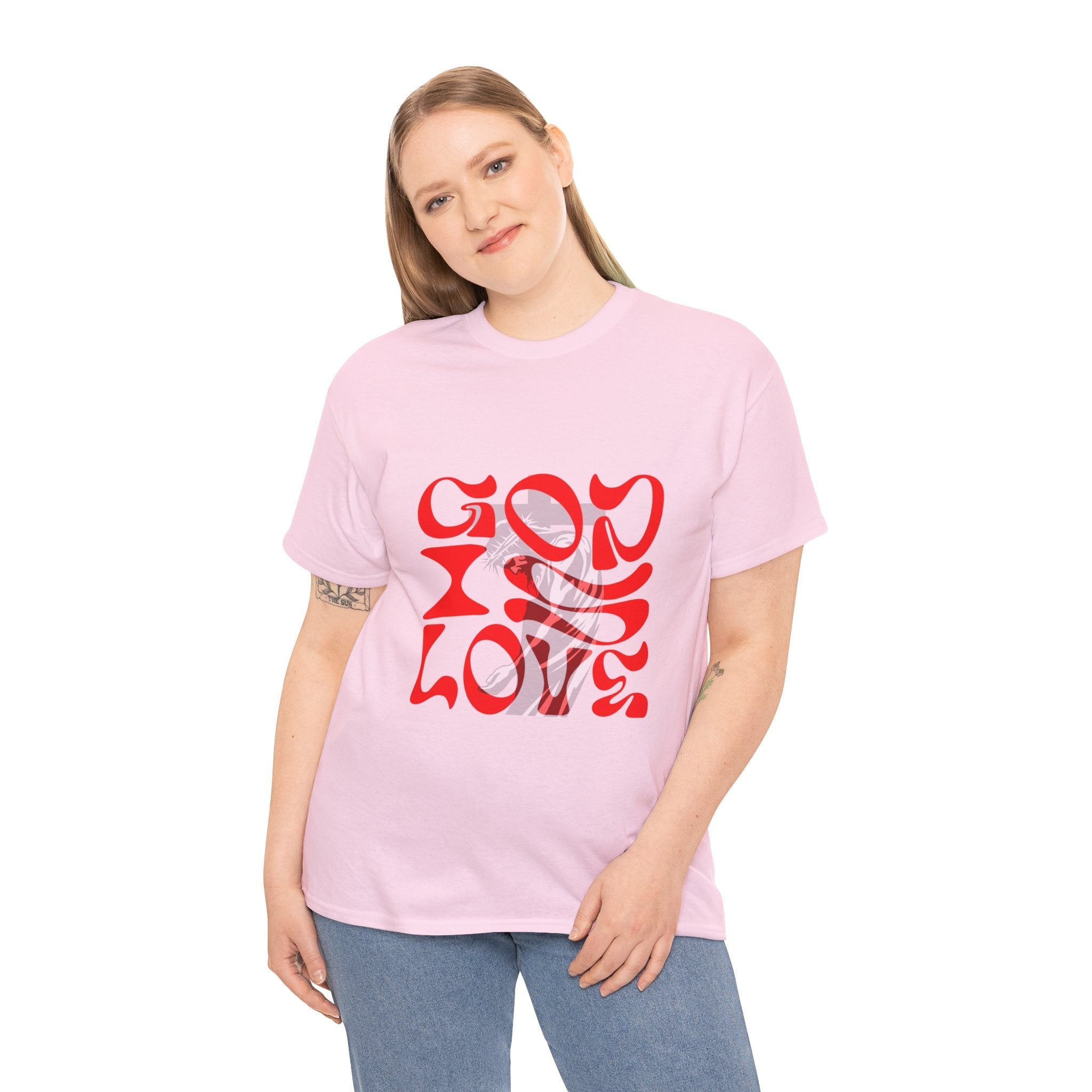 God is Love t-shirt, Christian T-shirt, face T-shirt