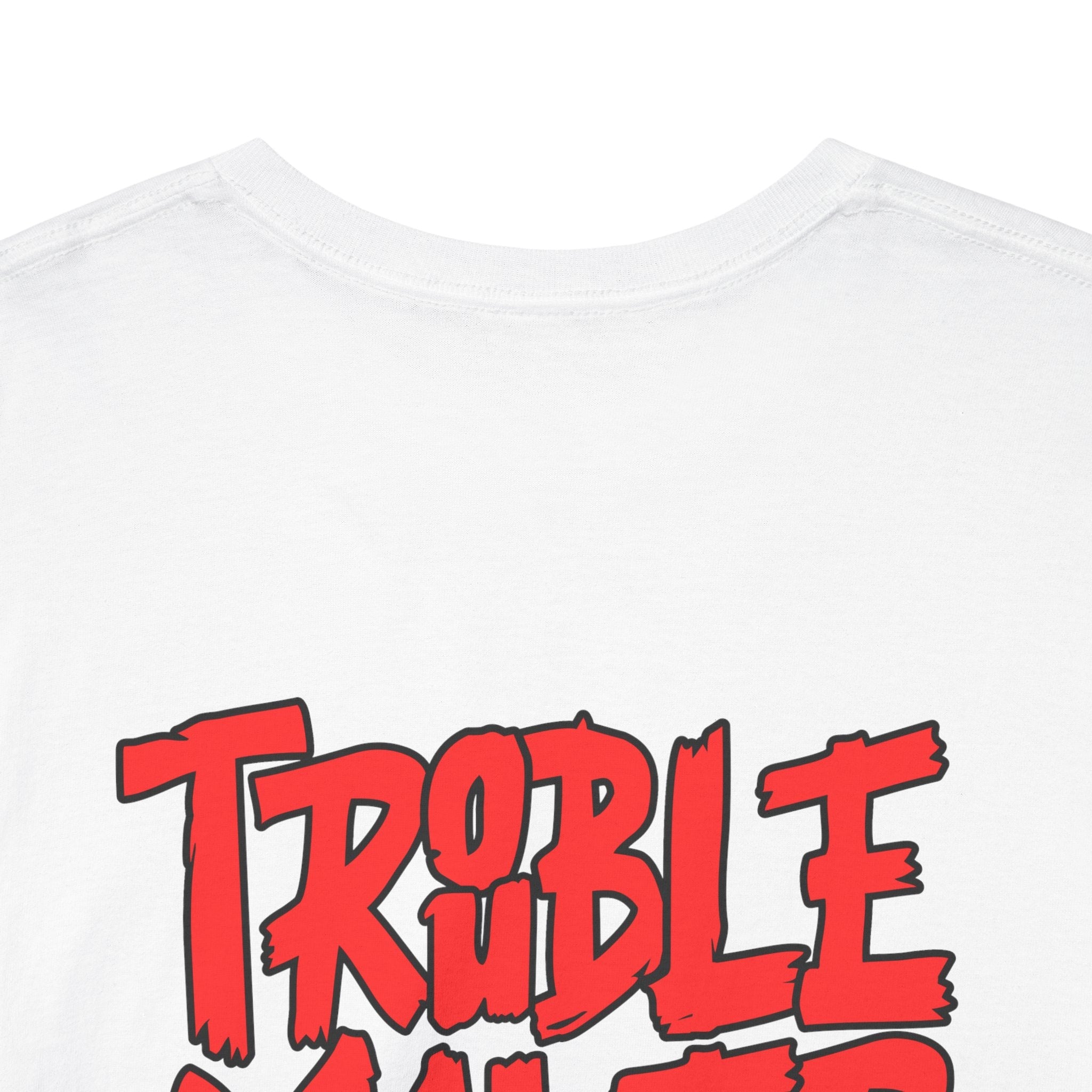 Trouble Maker Since 2000s Unisex Heavy Cotton Tee | Funny Graphic Shirt, Vintage Style Top, Gift for Rebel Friends, Casual Wear