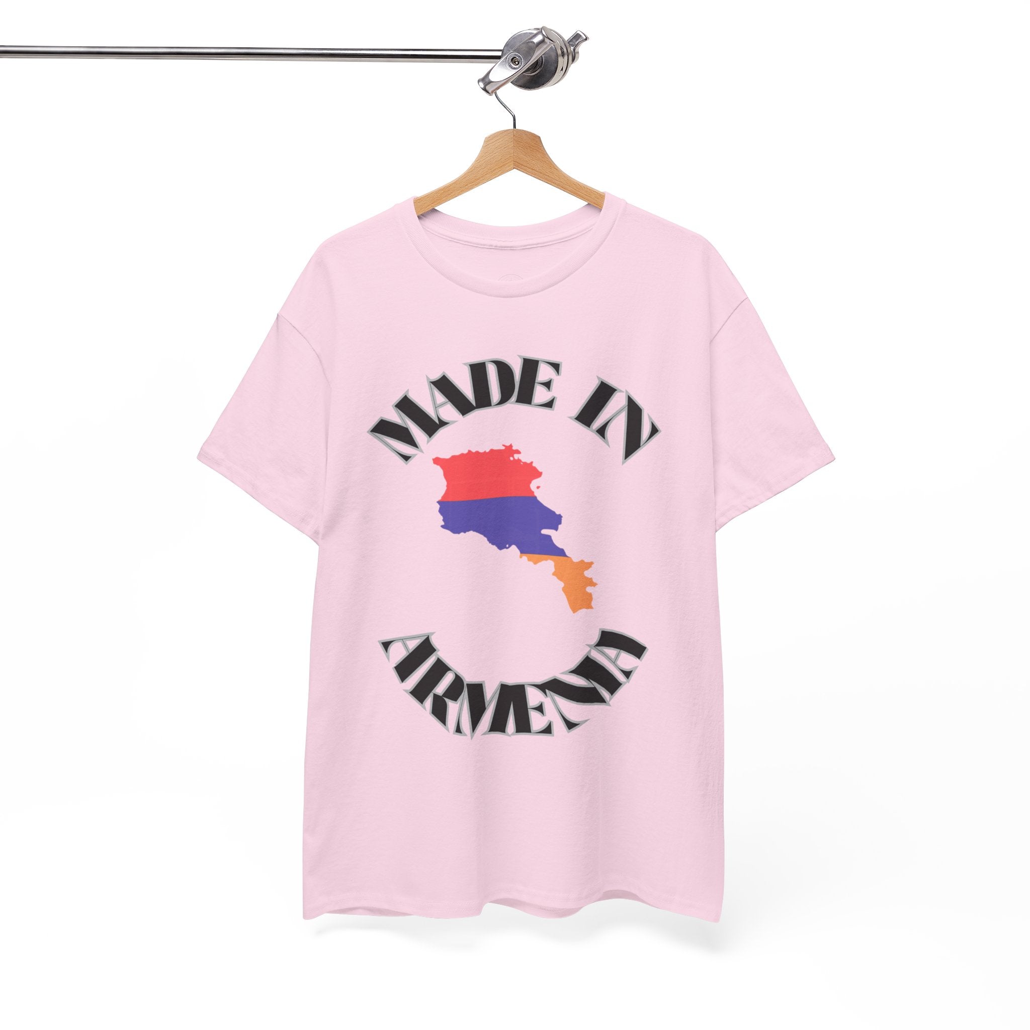 Proudly Made in Armenia Tee - Unisex Heavy Cotton T-Shirt, Armenian Pride, Gift for Him/Her, Travel Souvenir, Casual Wear, Cultural Apparel