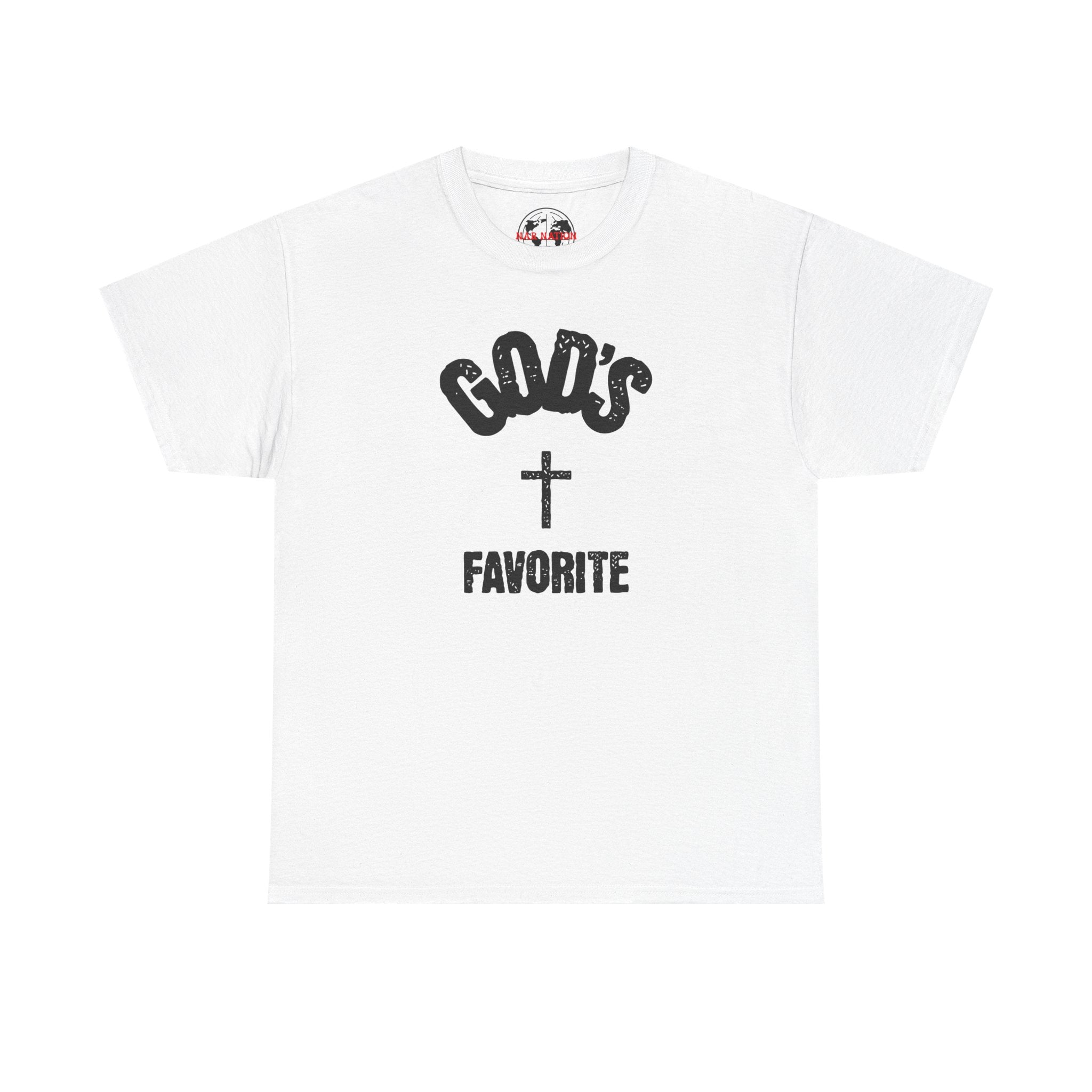God's Favorite T-Shirt — Christian Cross Faith Graphic Tee