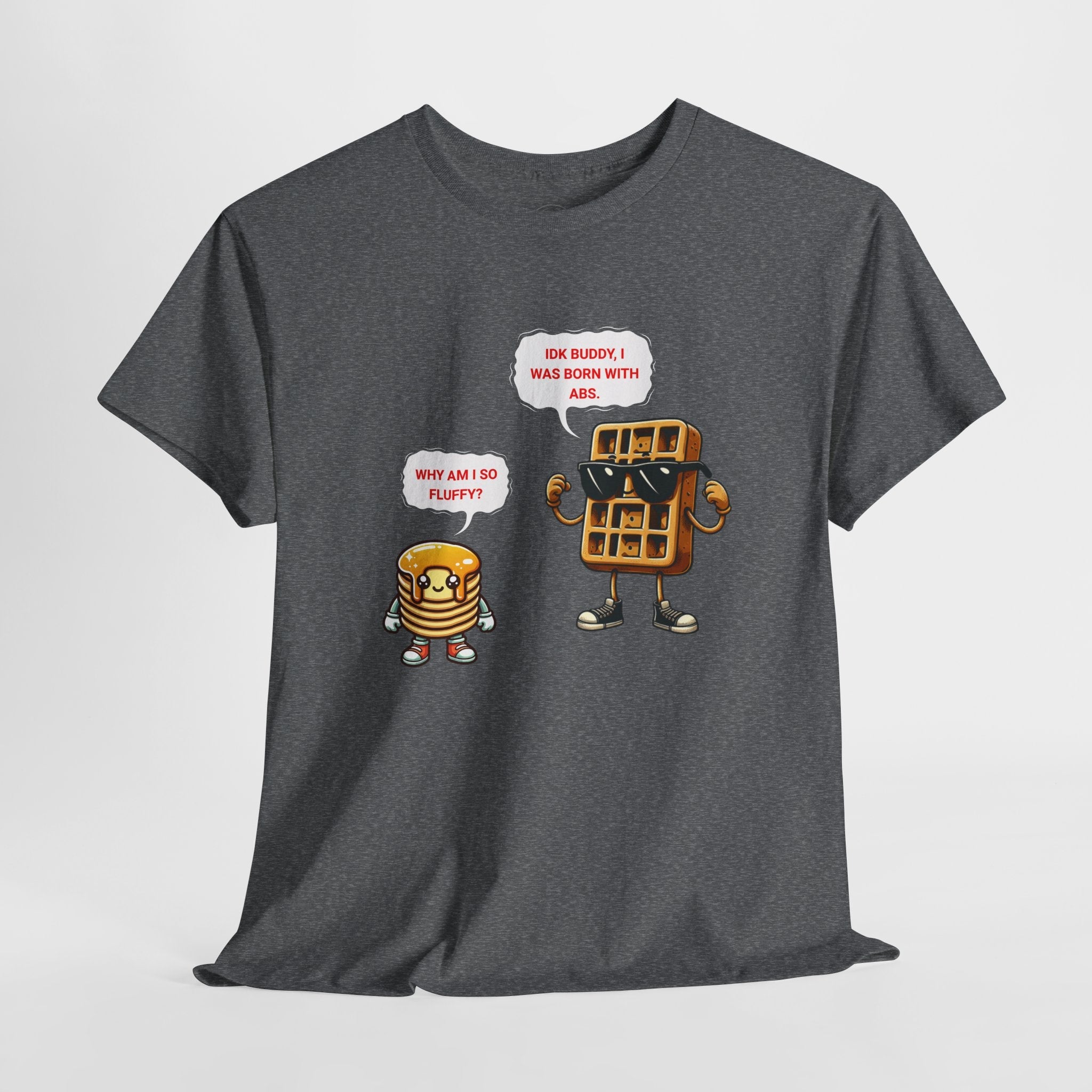 Funny breakfast waffle shirt  waffle with abs shirt breakfast lovers shirt, waffle lovers shirt