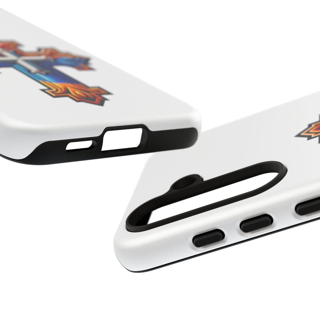 Armenian cross flag phone case iPhone Samsung Google, Christian phone case, white phone case