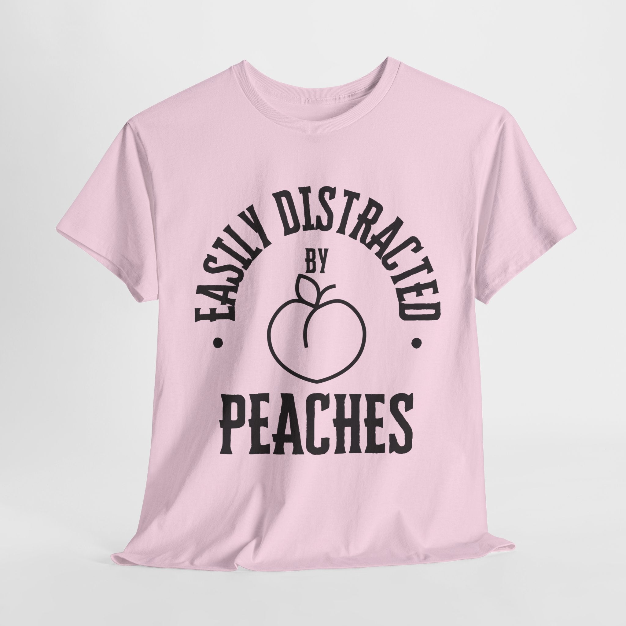 Easily Distracted by Peaches t-shirt, funny t-shirt, peach lovers shirt