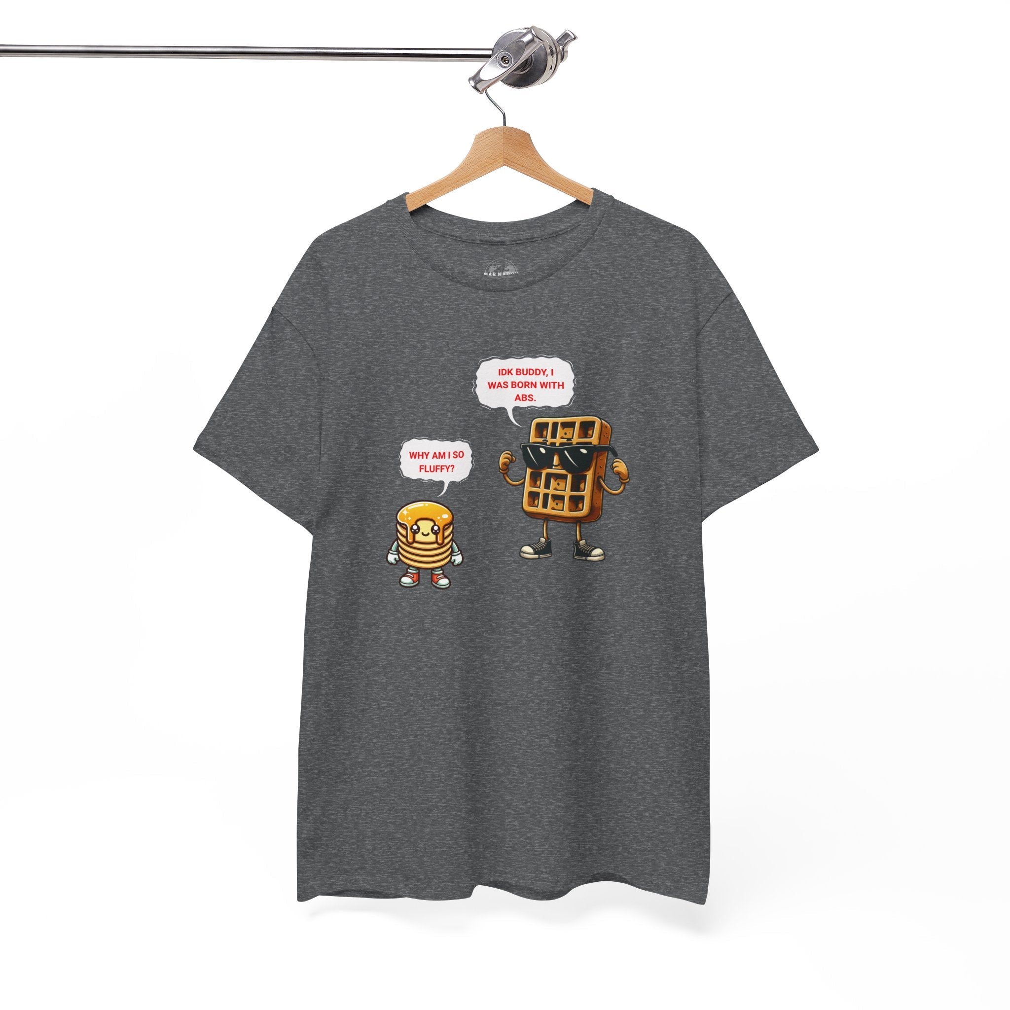 Funny breakfast waffle shirt  waffle with abs shirt breakfast lovers shirt, waffle lovers shirt