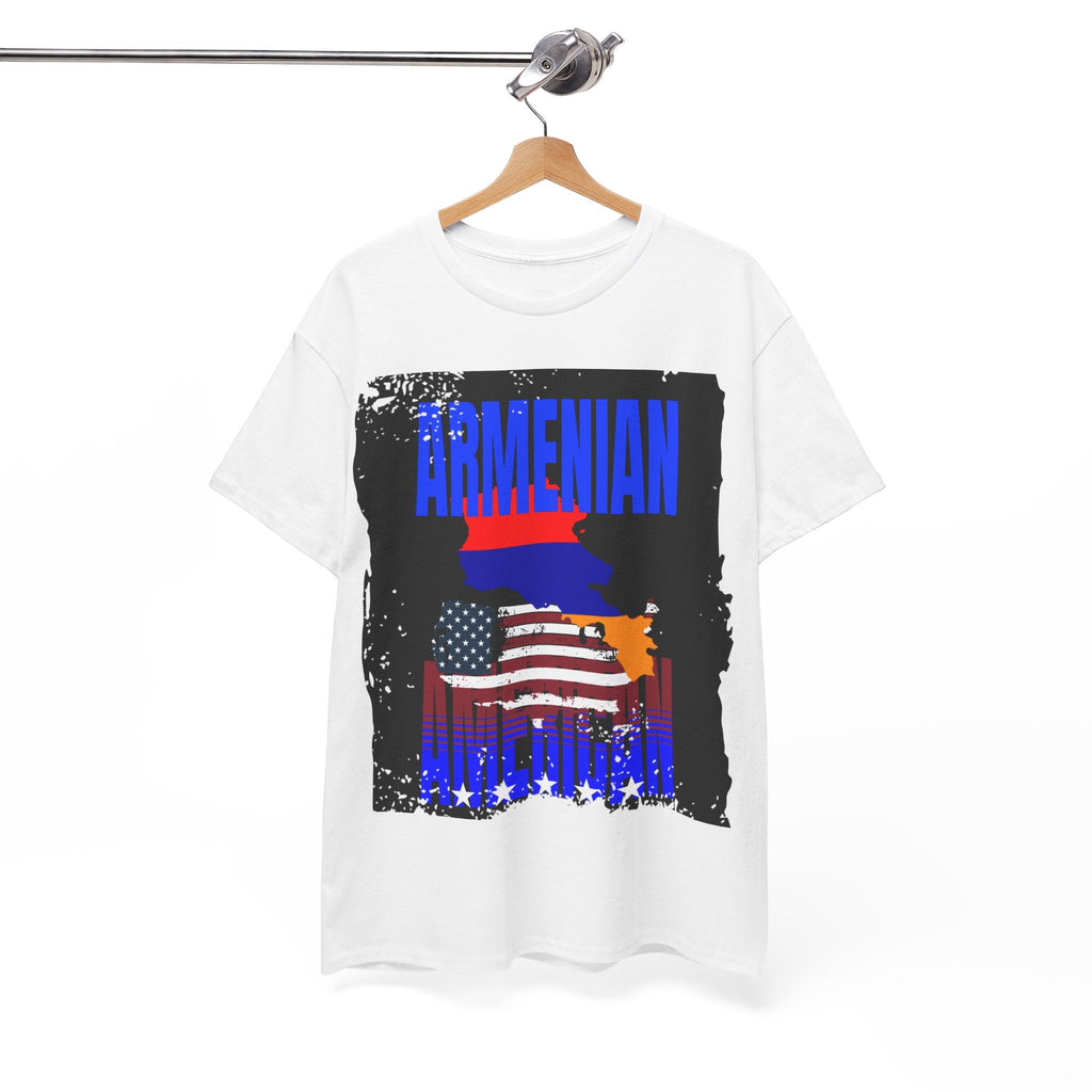 Armenian American T-shirt, Unisex T-Shirt for Heritage, Independence Day, Gifts for Armenians, Casual Wear, Patriotic Shirt