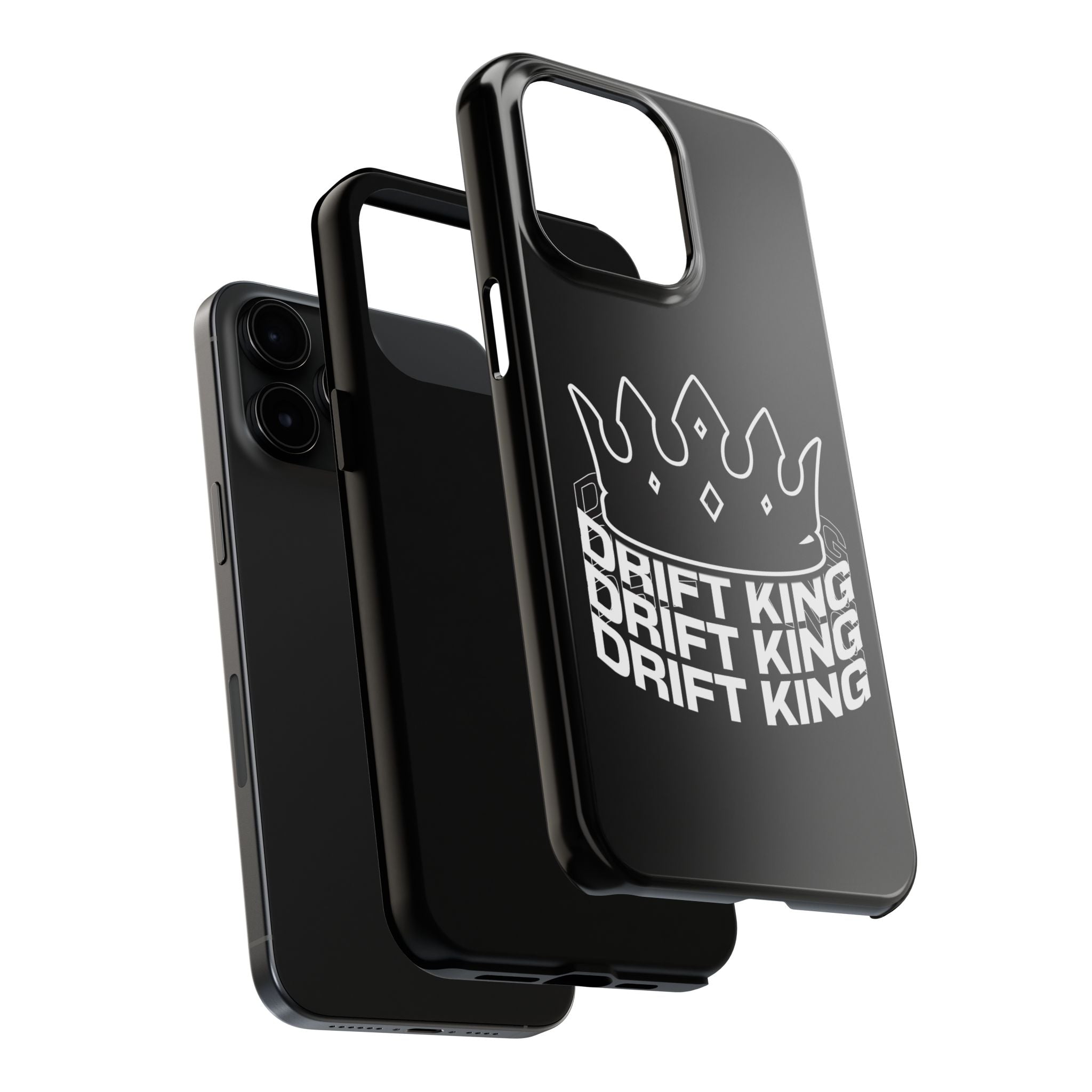 Drift King crown iPhone phone case | Tough Phone Case, racing typography iphone compatible
