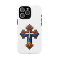 Armenian cross flag phone case iPhone Samsung Google, Christian phone case, white phone case