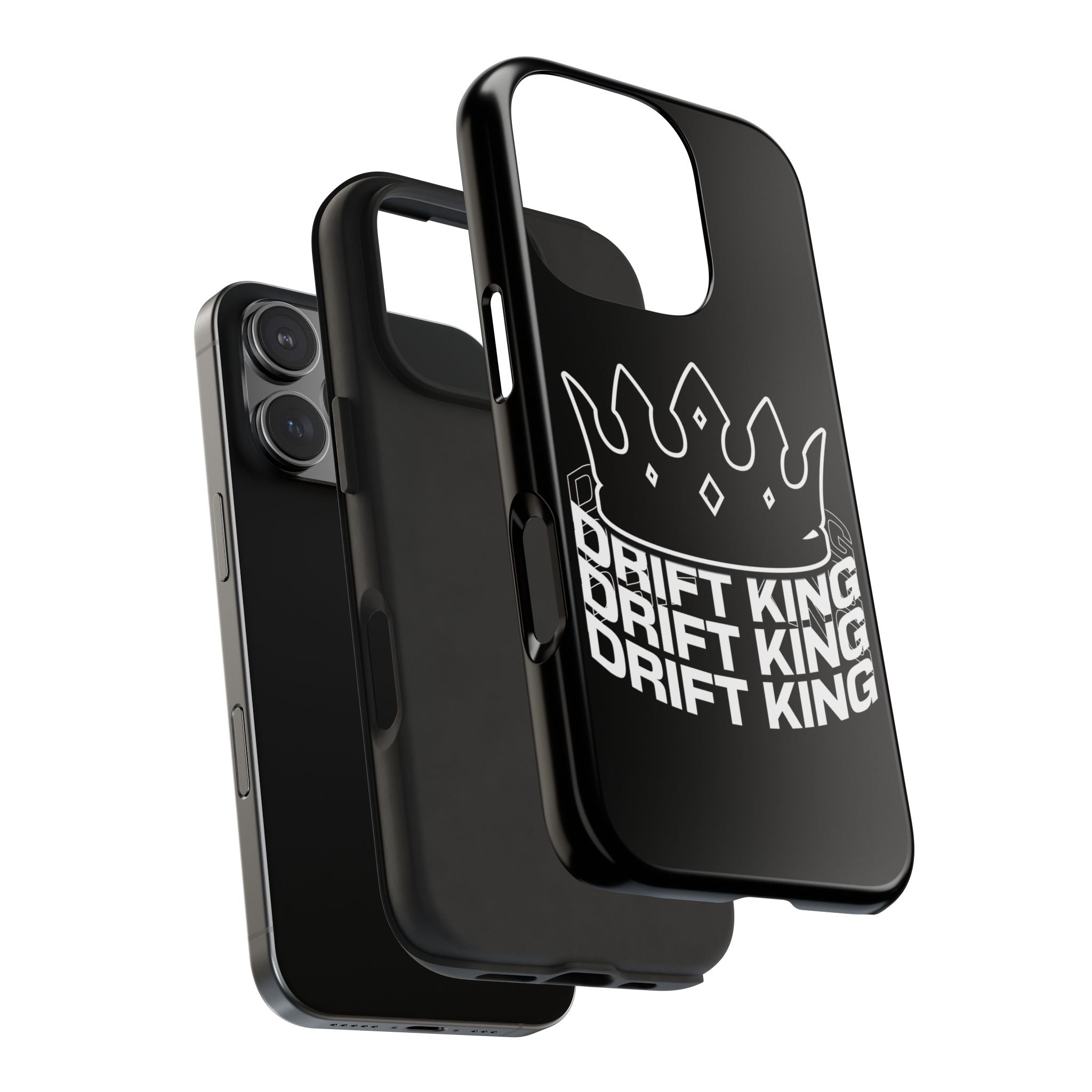 Drift King crown iPhone phone case | Tough Phone Case, racing typography iphone compatible