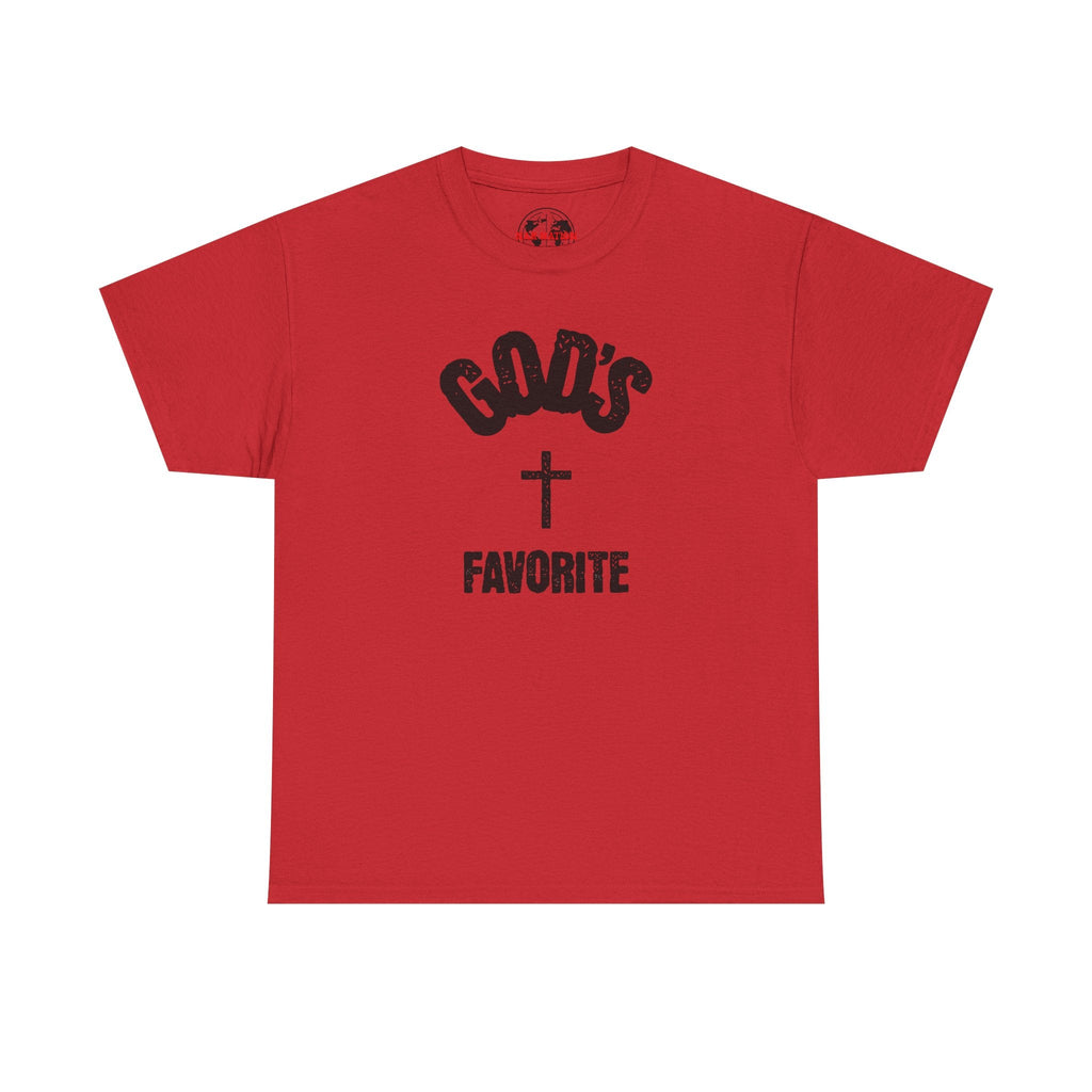 God's Favorite T-Shirt — Christian Cross Faith Graphic Tee