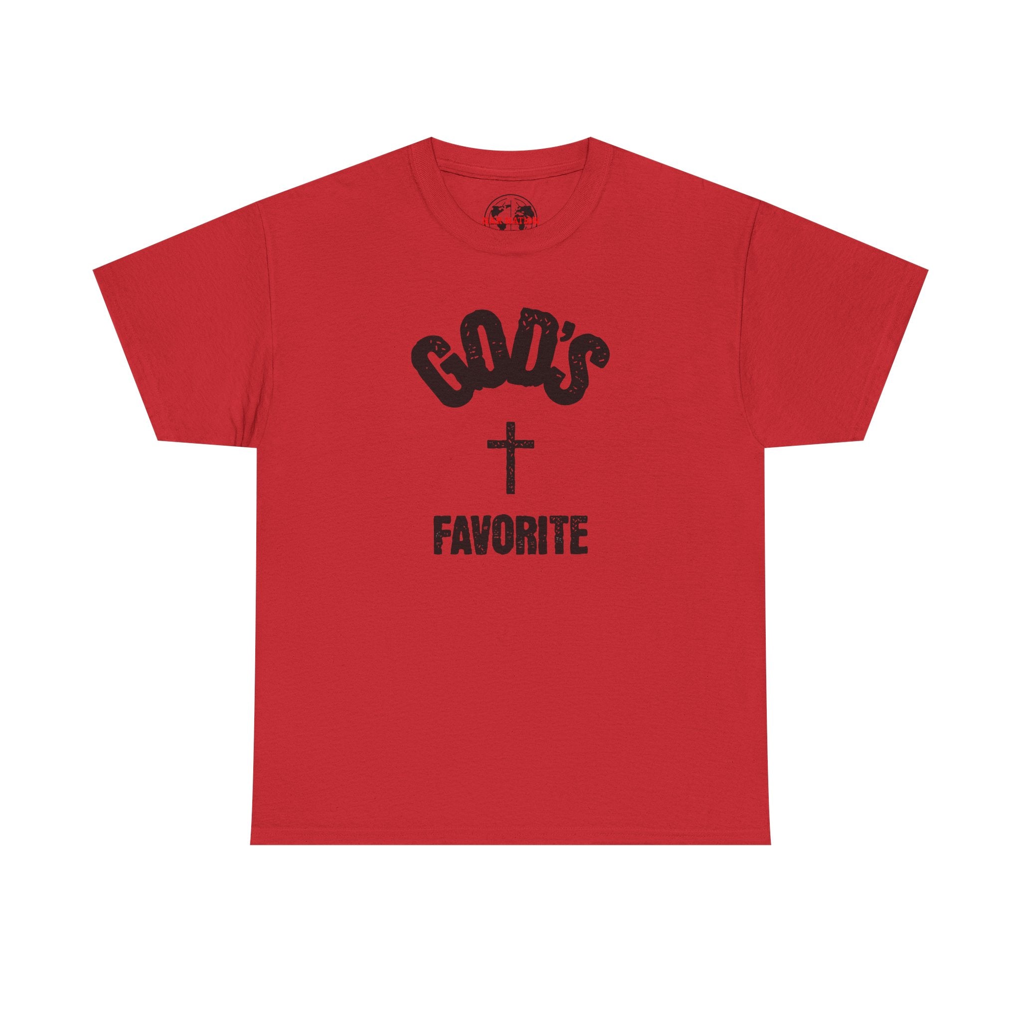 God's Favorite T-Shirt — Christian Cross Faith Graphic Tee