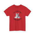 Cat Doctor Unisex Heavy Cotton Tee, Funny Cat Shirt for Pet Lovers, Gift for Vet Assistants, Casual Wear, Animal Lover's Tee