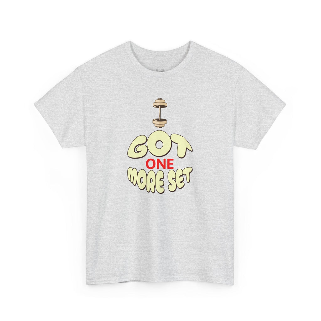I Got One More Set t-shirt Perfect for Gym Lovers, Athletes, Workout Gift, Plus-Size Friendly, Casual Wear