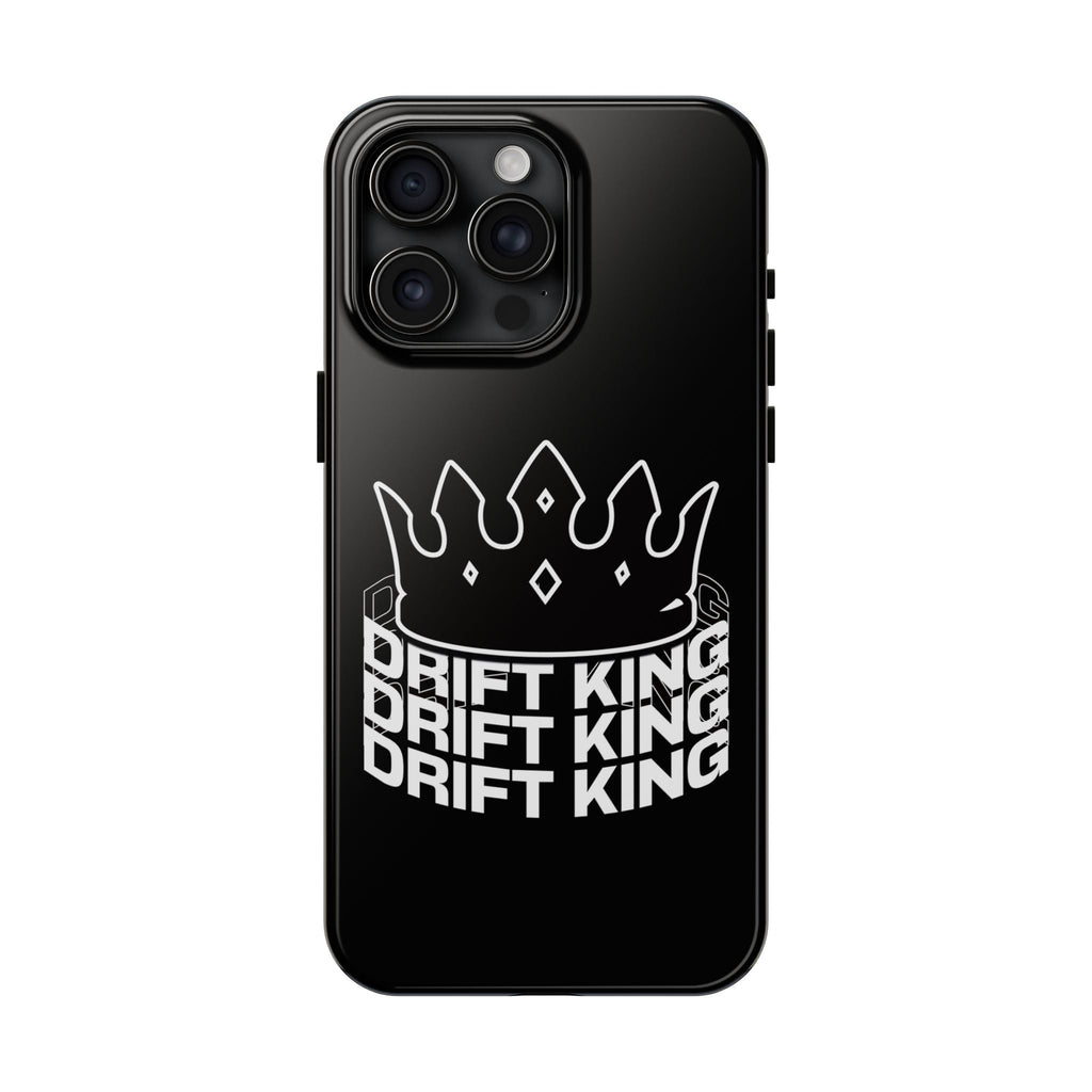Drift King crown iPhone phone case | Tough Phone Case, racing typography iphone compatible