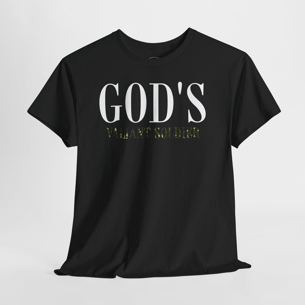 God's Valiant Soldier T-Shirt — Christian Faith Inspirational Tee