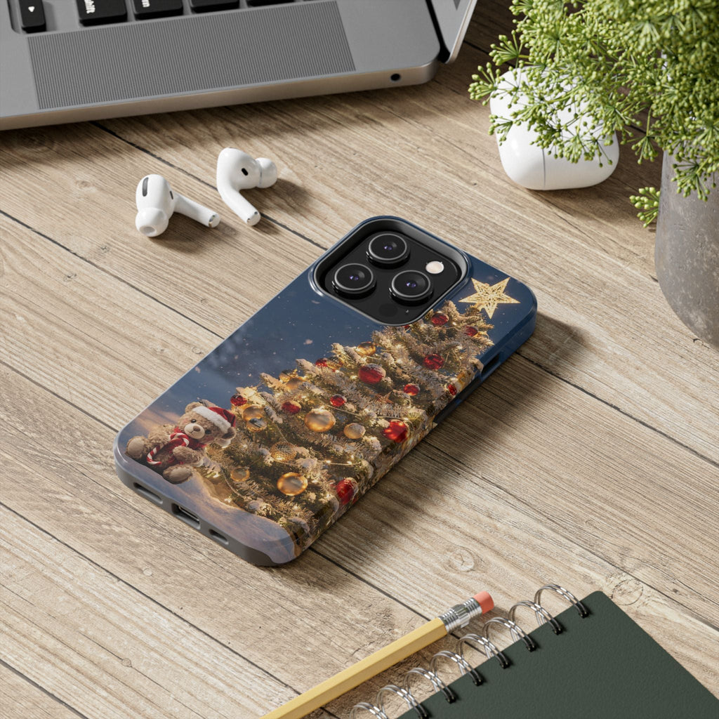Christmas Holiday iPhone  Phone Case | Holiday Snowy Ornament Design