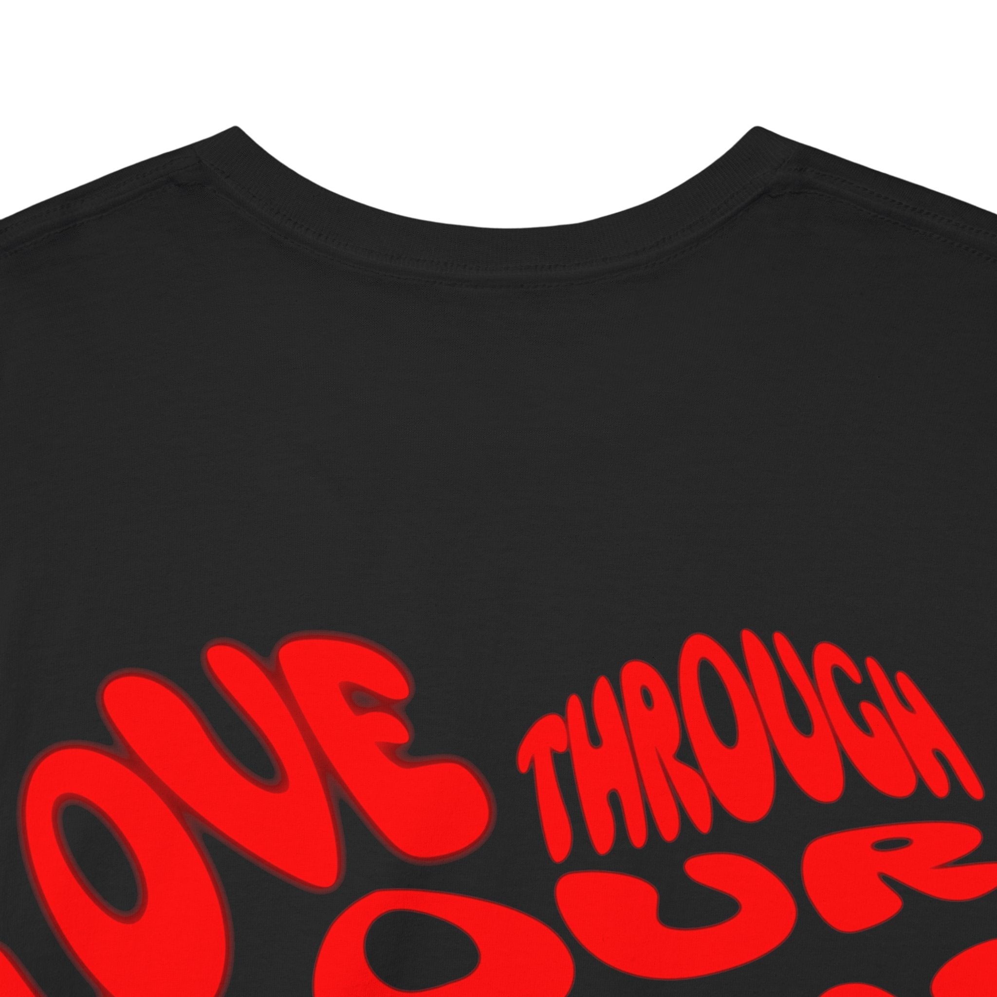 Love Through Your Pain Unisex Heavy Cotton Tee, Casual Wear, Gift for Support, Motivational Shirt, Heartfelt message Tee