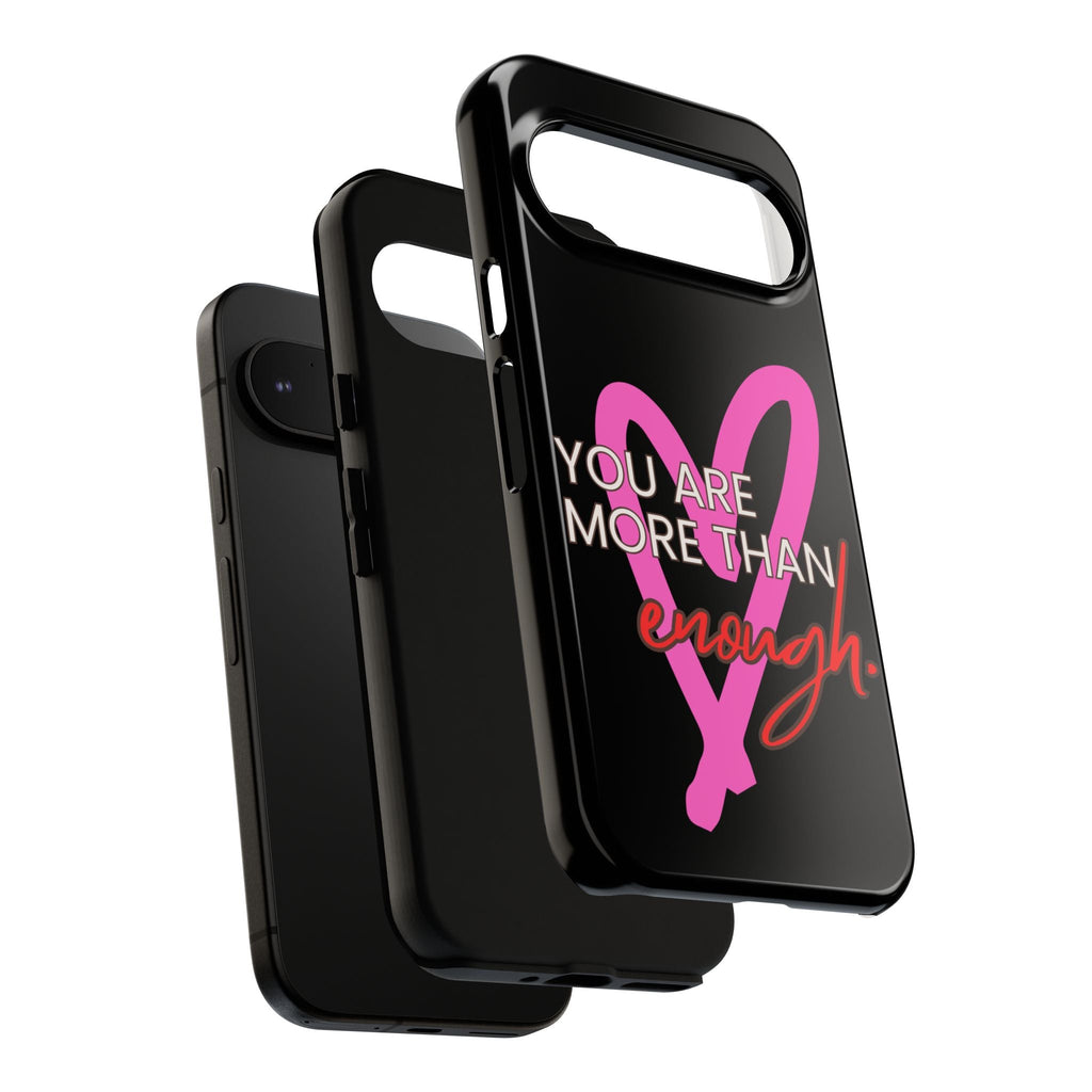 You are more than enough black phone case cute phone case gift, phone case for her